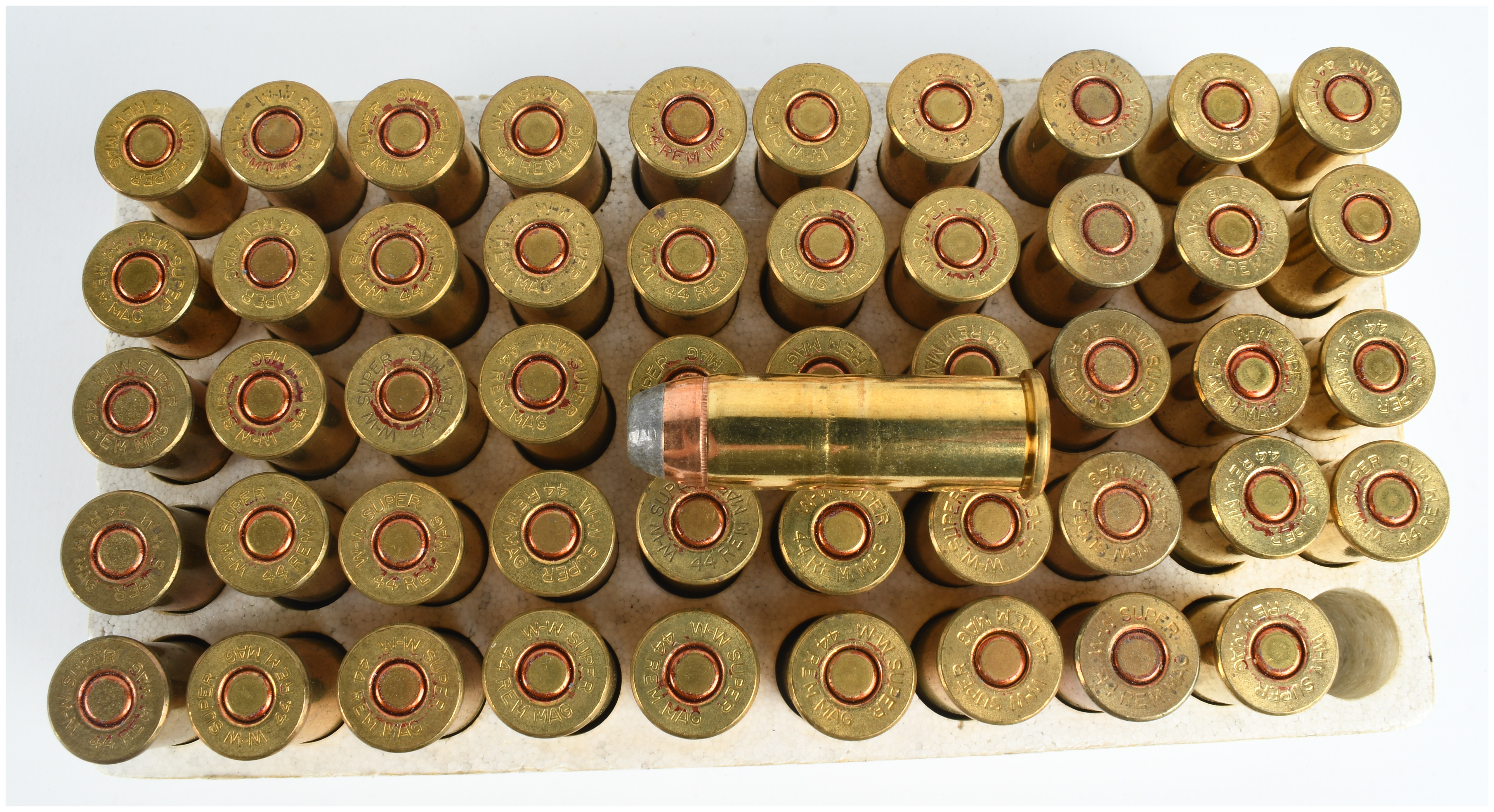 A Lot of 139 Rounds of Winchester and Mixed .44 Remington Magnum Ammunition
