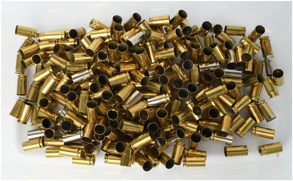 Lot 478: 171 Winchester .40 S&W Once-Fired Brass and Nickel-Plated Casings