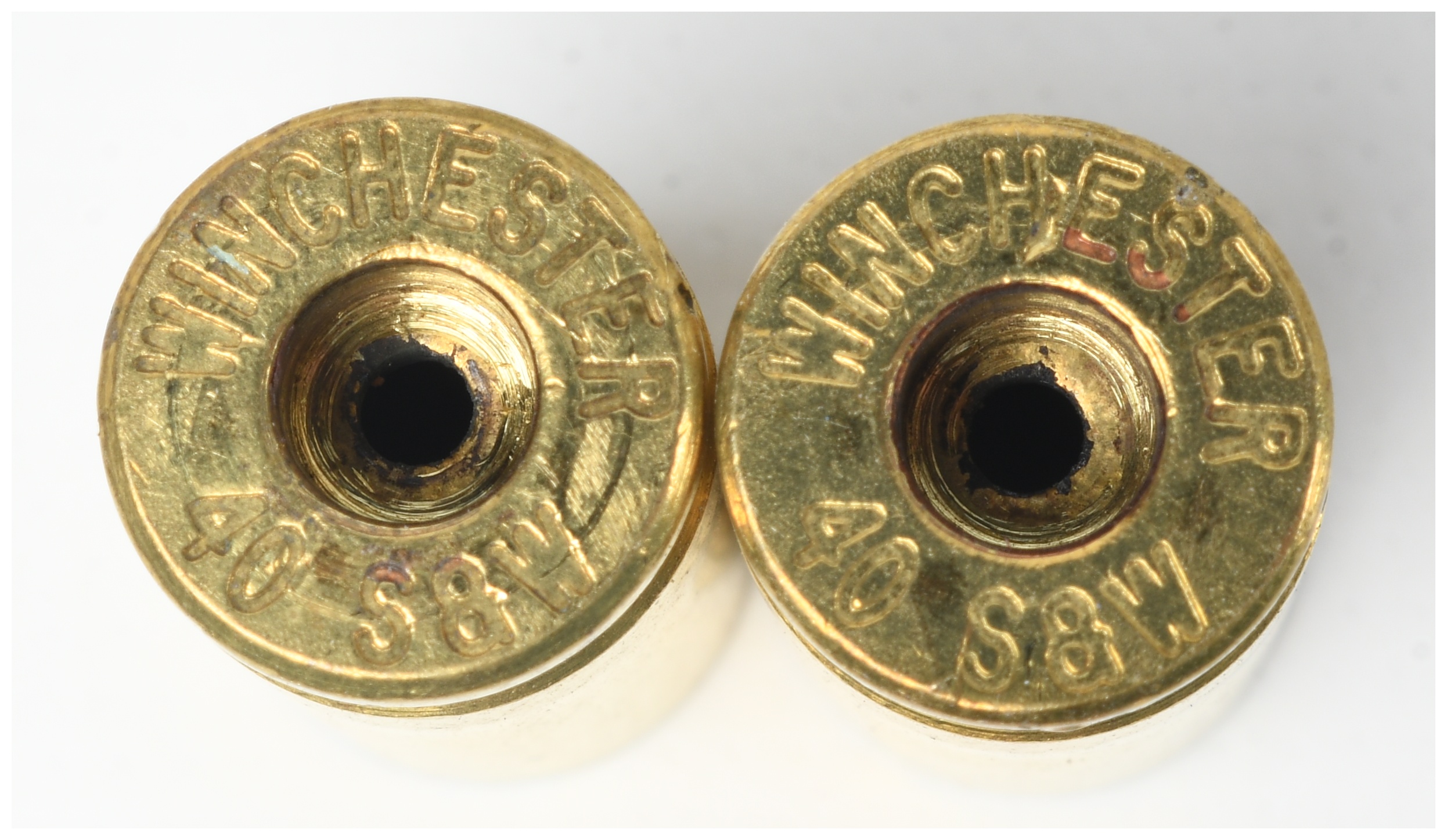 171 Winchester .40 S&W Once-Fired Brass and Nickel-Plated Casings