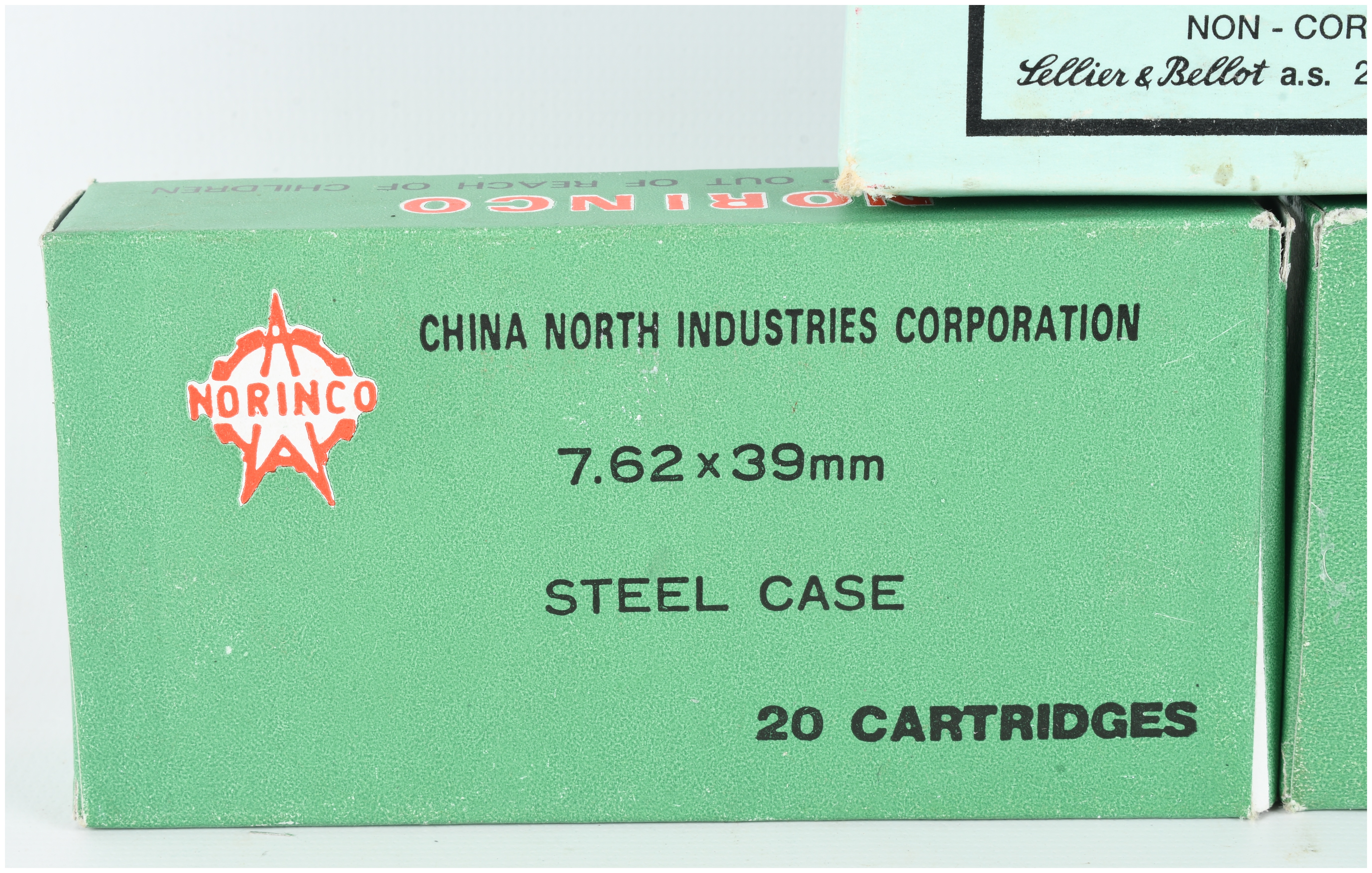 A Lot of 100 Cartridges of Norinco and Sellier & Bellot 7.62x39mm Ammunition
