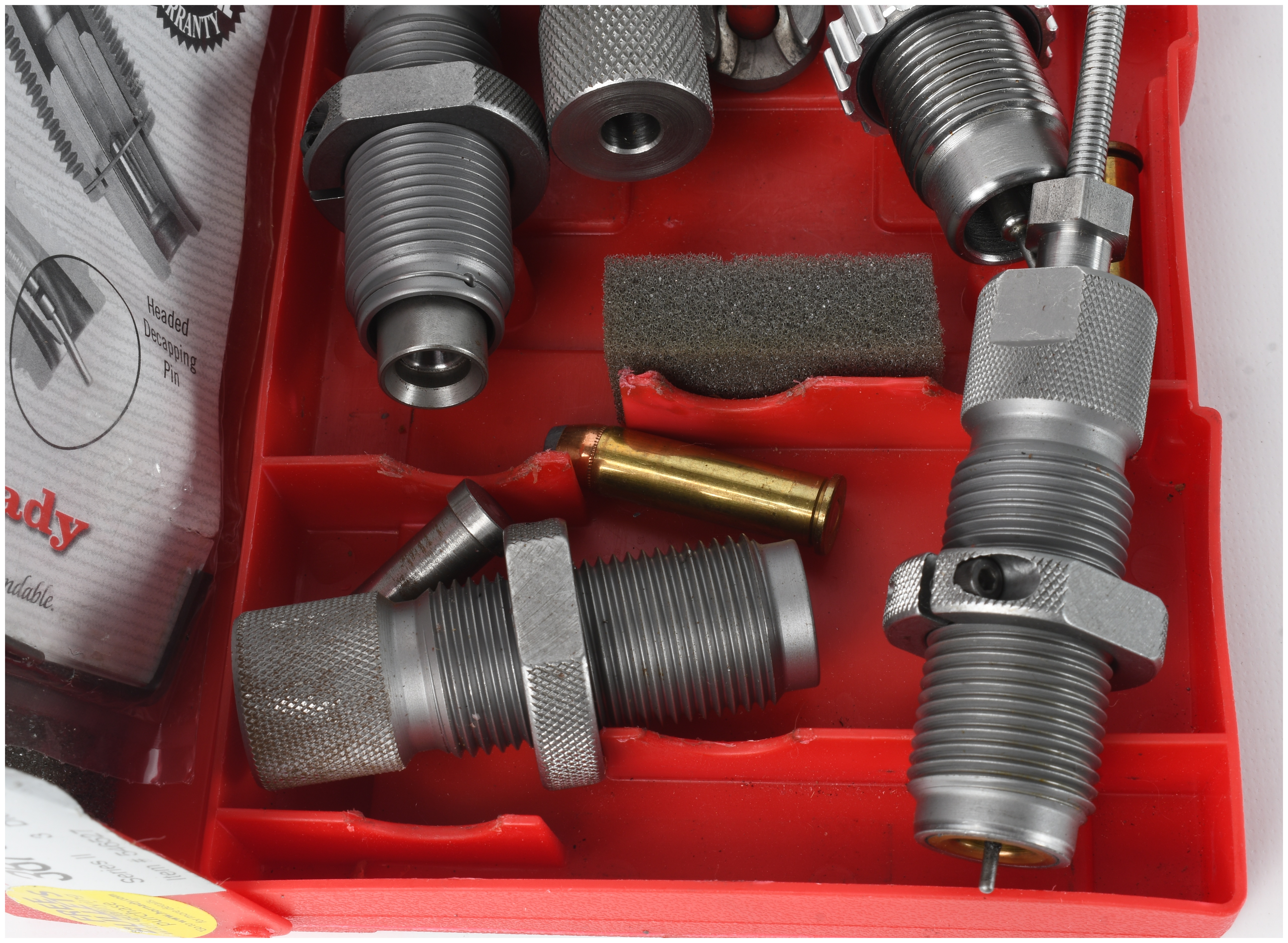 Two Handgun Reloading Die Sets Including Hornady and RCBS