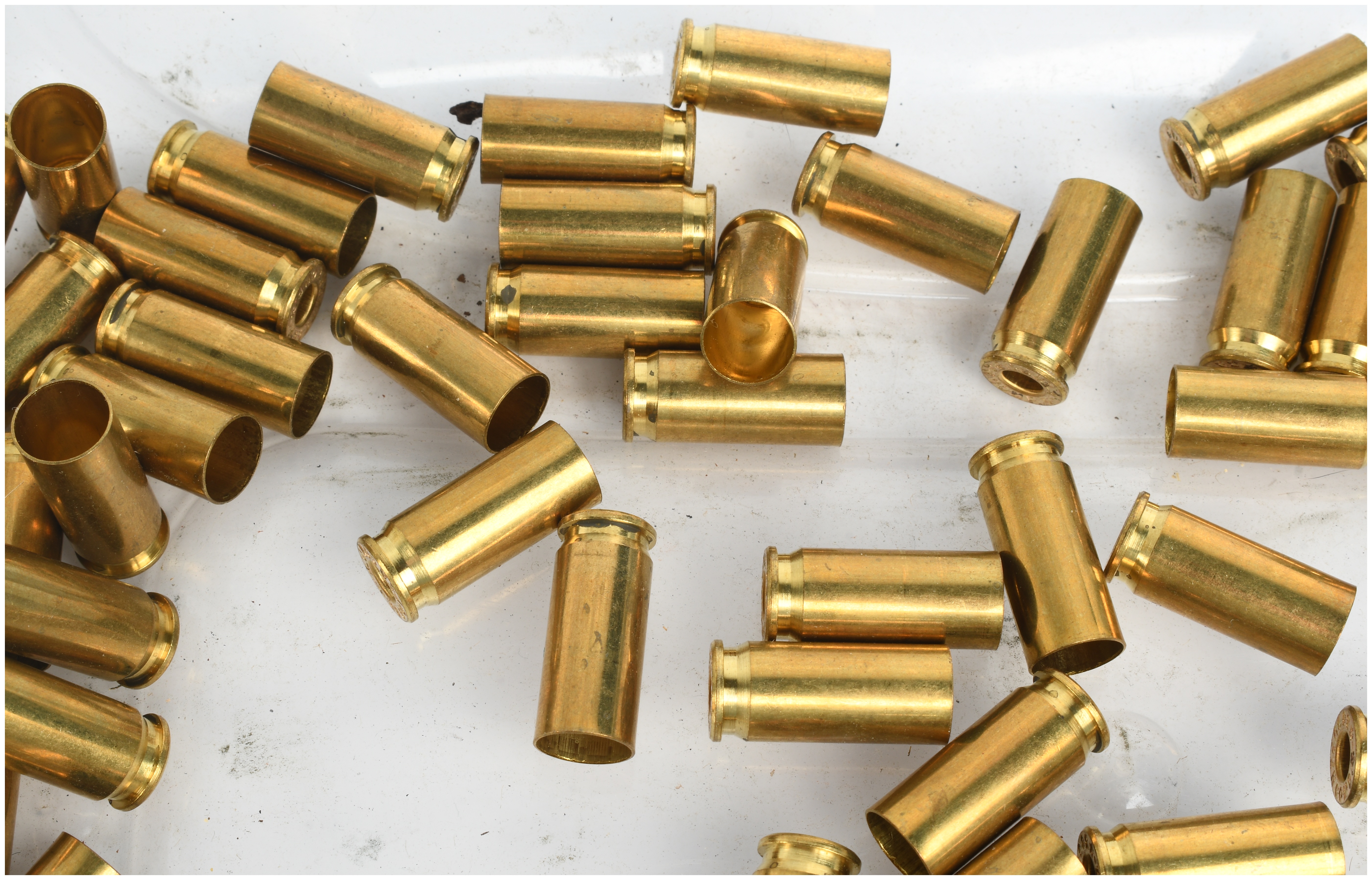 A Collection of 100 Starline .38 Super Comp Auto Brass Cartridge Casings
