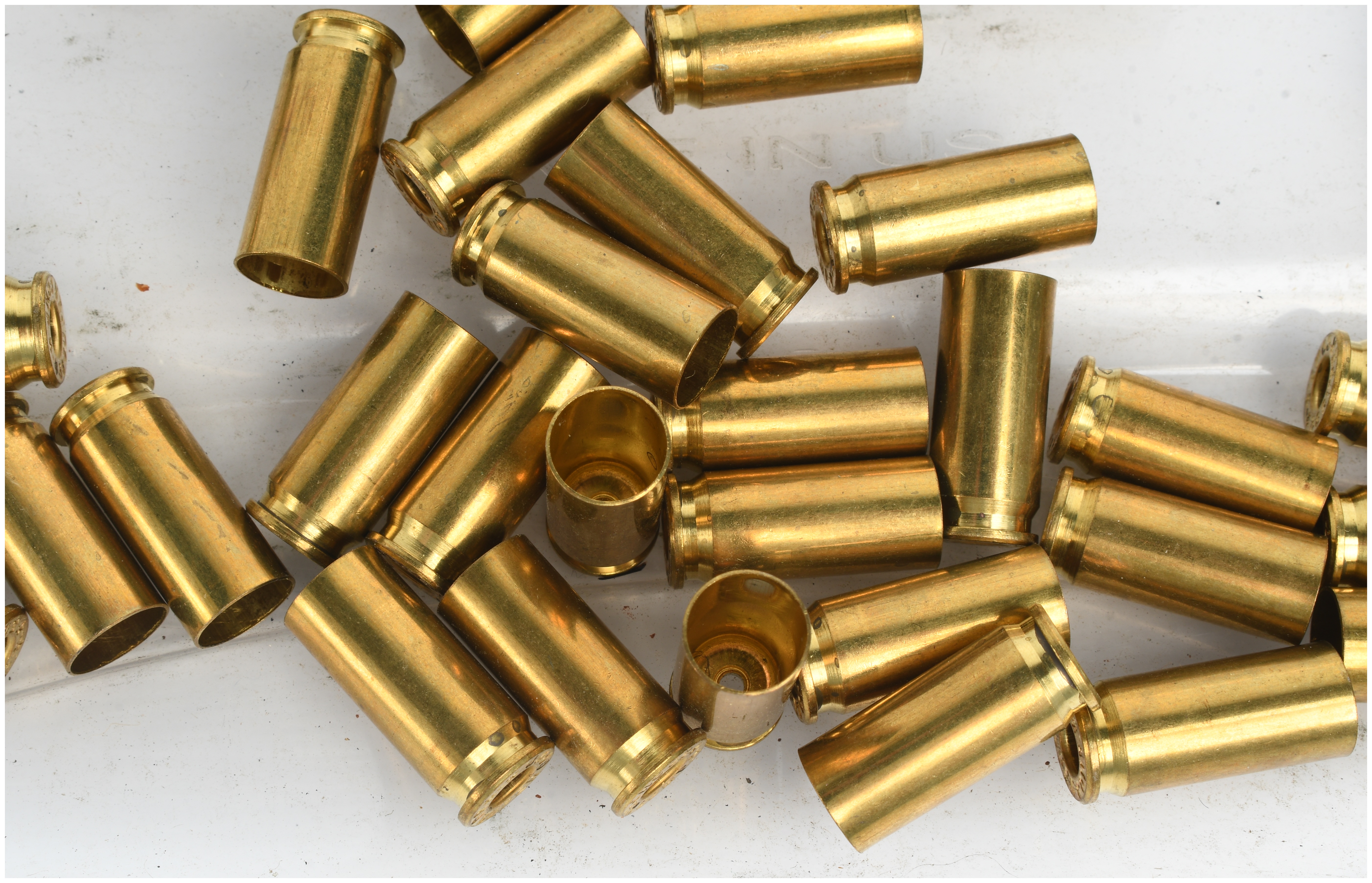 A Collection of 100 Starline .38 Super Comp Auto Brass Cartridge Casings