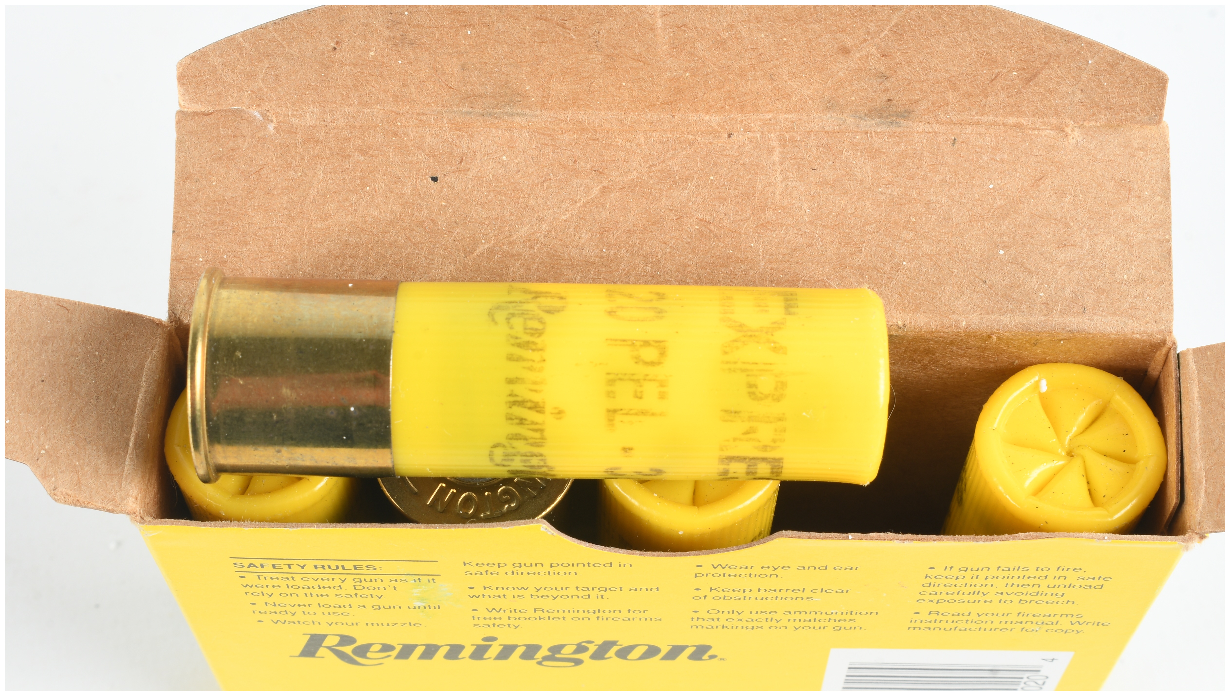 A Lot of 35 Remington Game Loads and Express Buckshot 20 Gauge Ammunition
