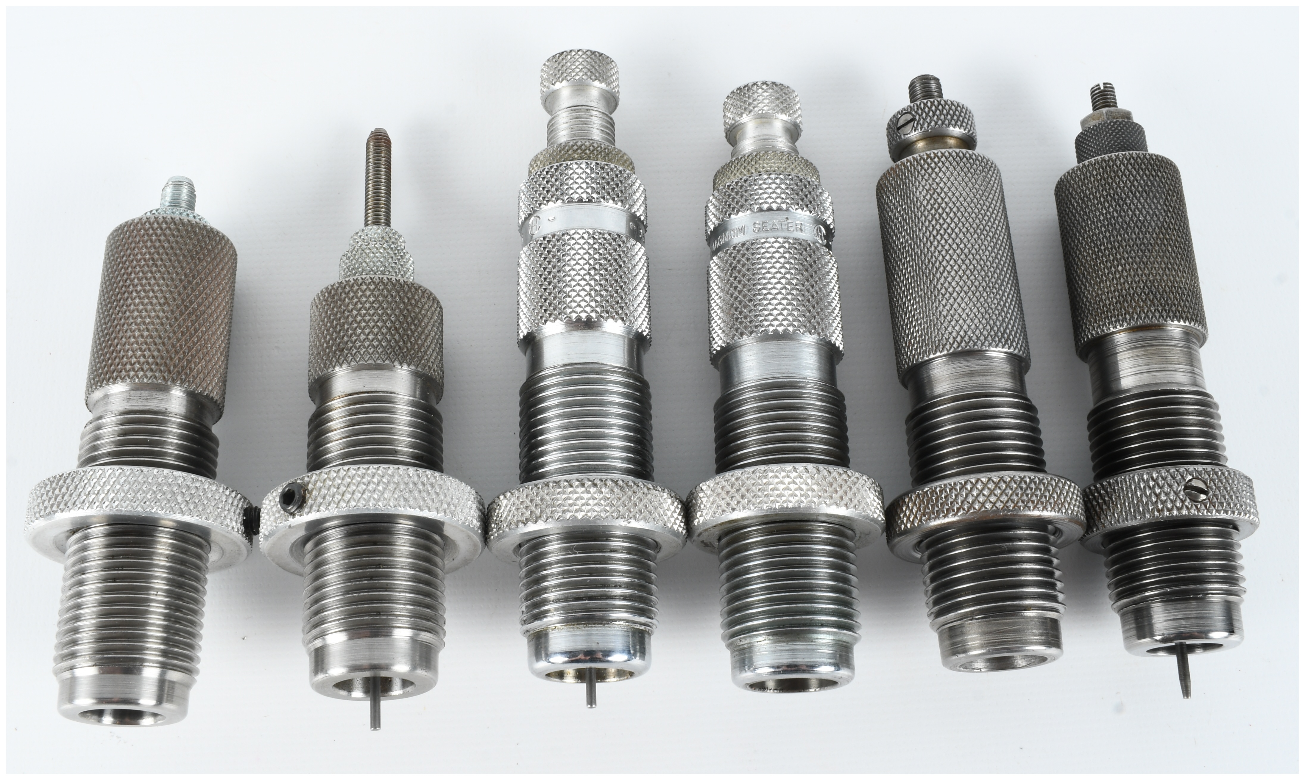 Six Vintage Reloading Dies