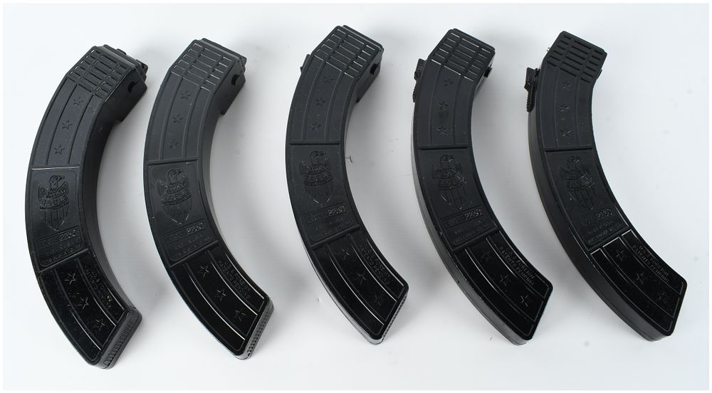 Lot 512: A Collection of 5 Eagle International Model 2230 Magazines for Ruger 10/22 .22 LR