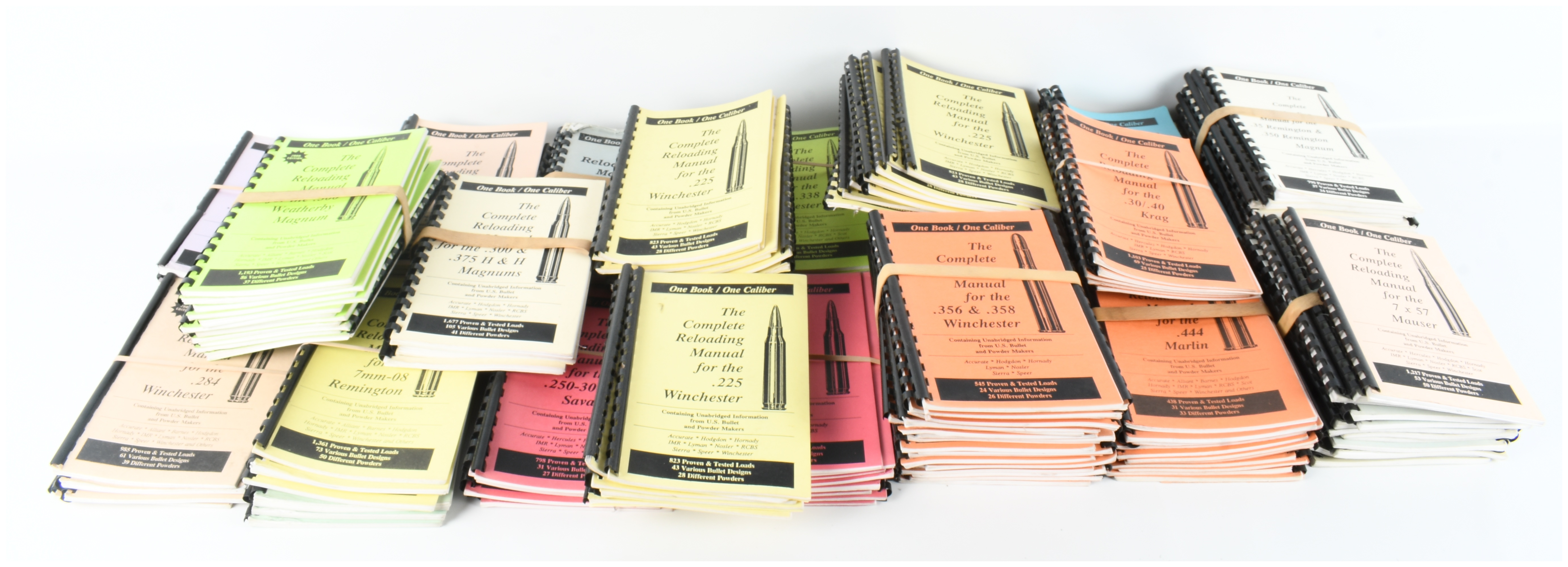 Loadbooks USA. One Book / One Caliber Series: Complete Reloading Manuals. ca. 2000.