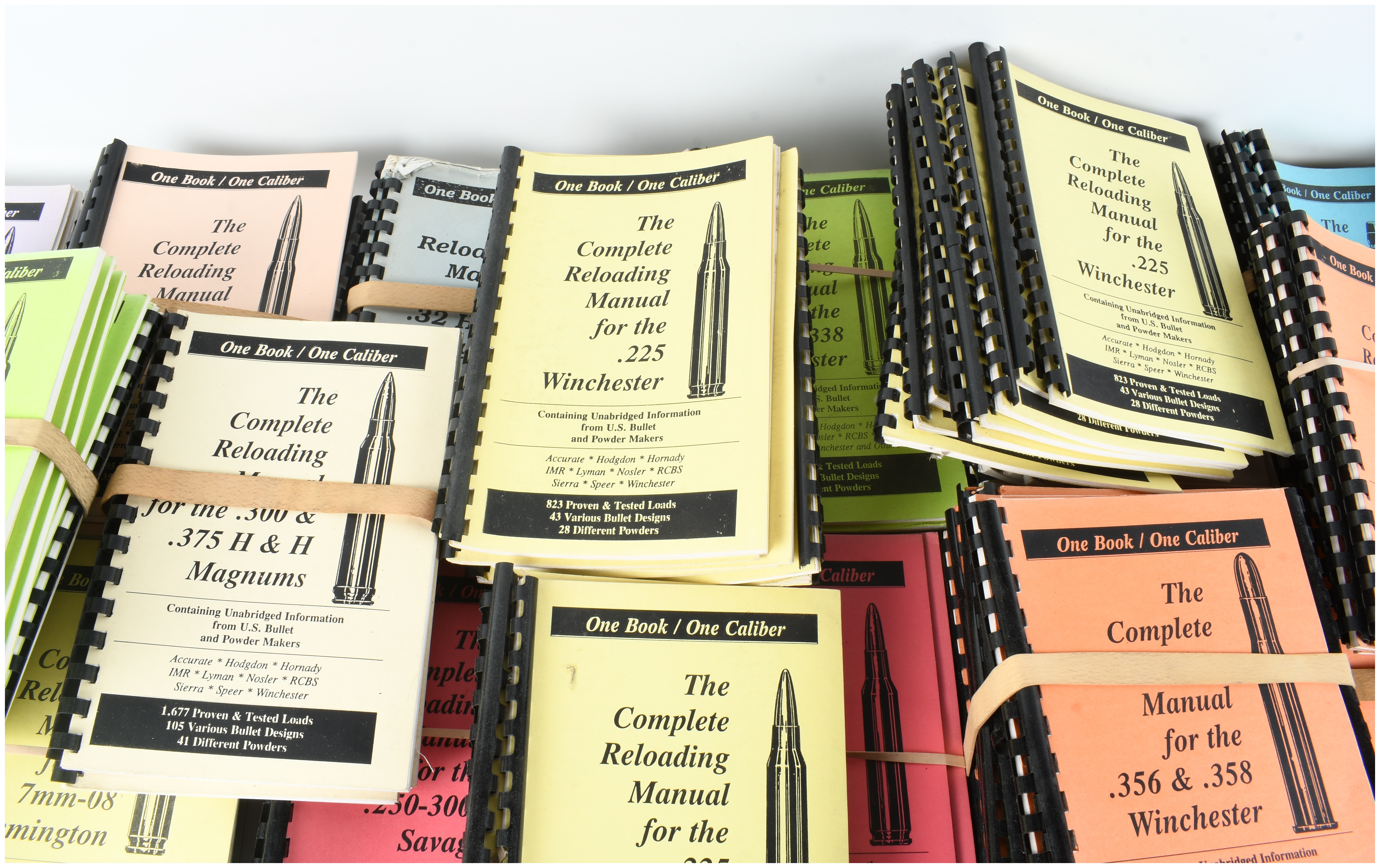 Loadbooks USA. One Book / One Caliber Series: Complete Reloading Manuals. ca. 2000.