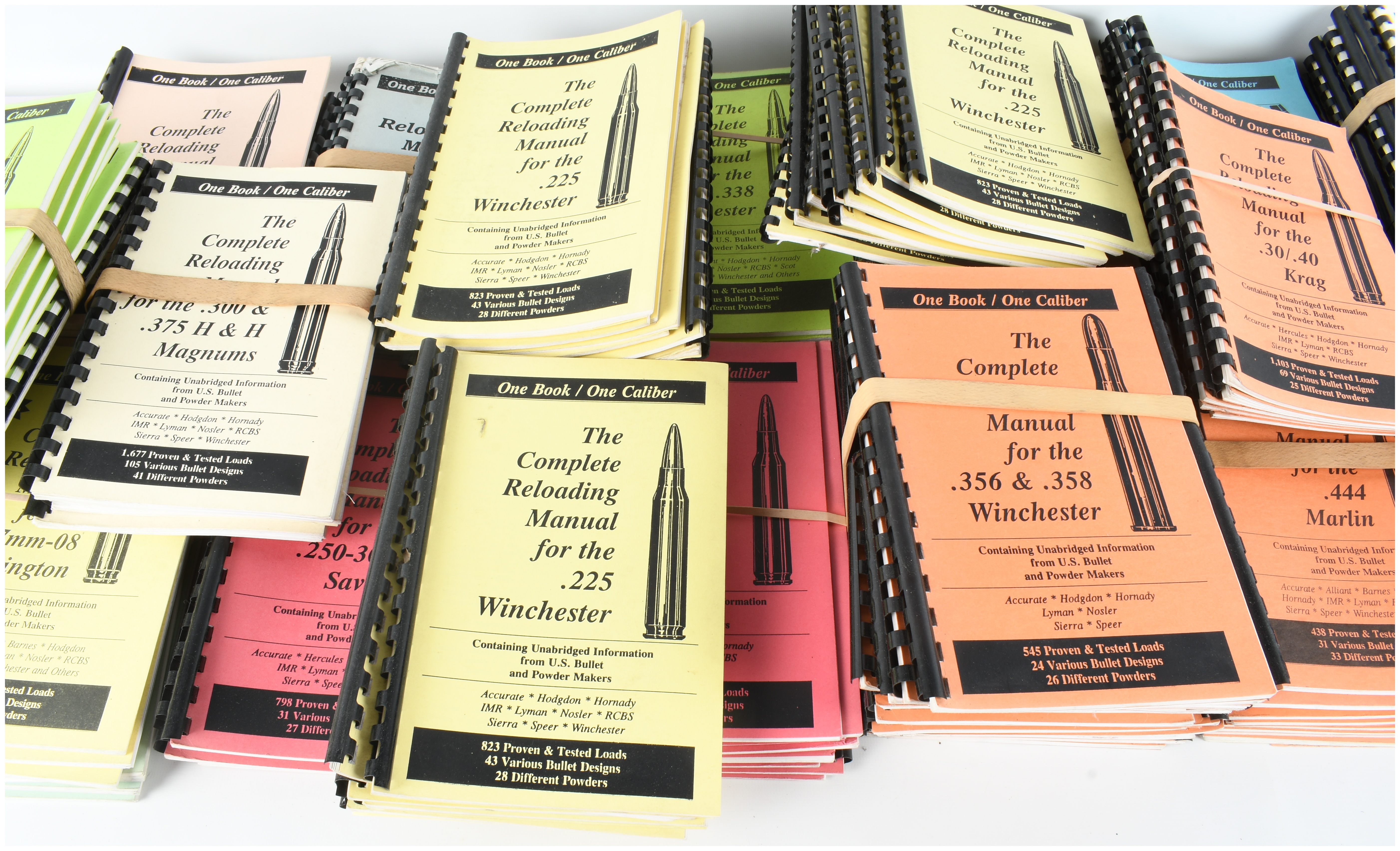 Loadbooks USA. One Book / One Caliber Series: Complete Reloading Manuals. ca. 2000.