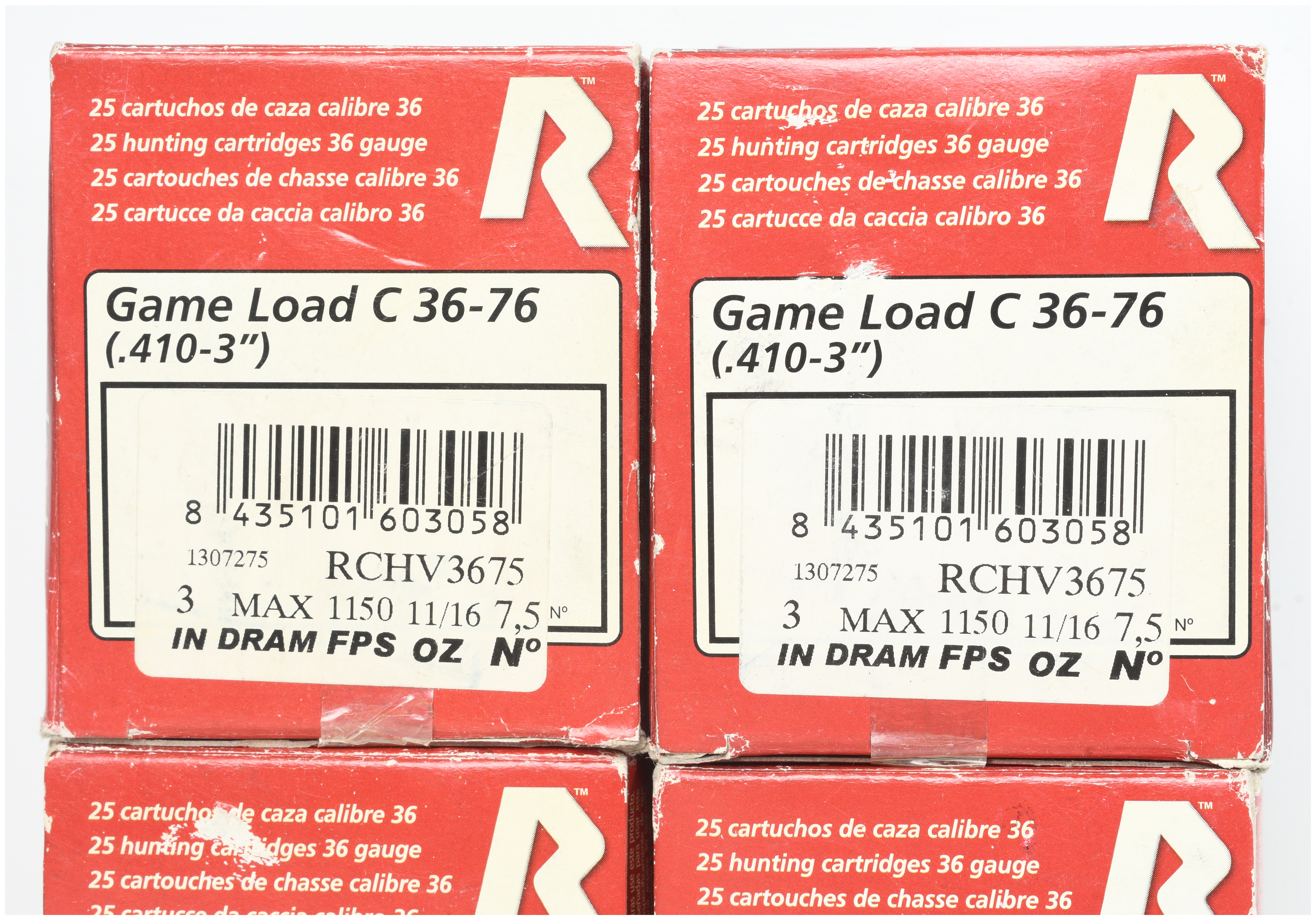 A Lot of 100 Rounds of Rio Game Load C 36-76 Shotgun Ammunition .410 Bore
