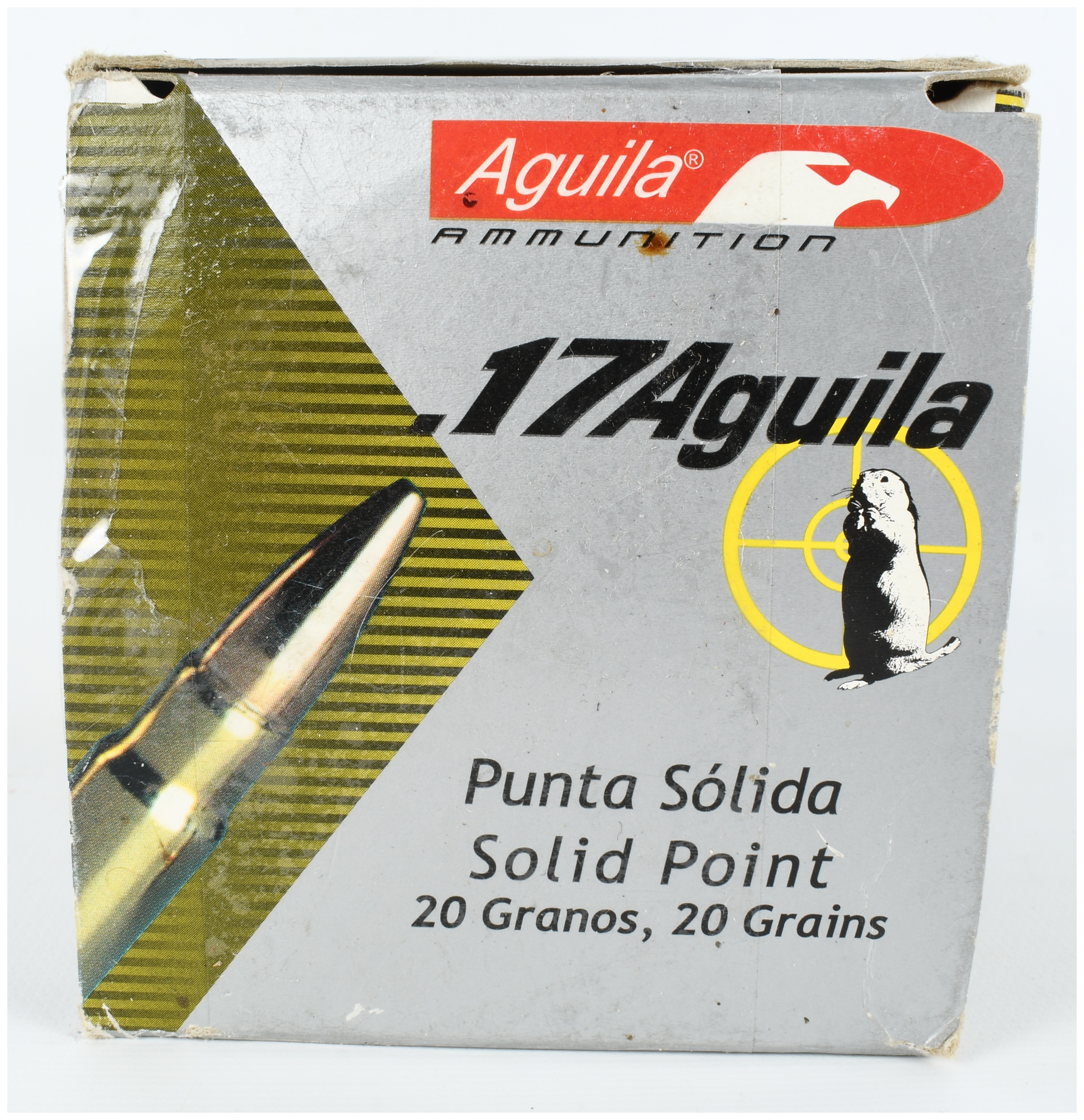 A Lot of 350 Aguila Ammunition .17 Aguila 20 Grain Jacketed Solid Point Rimfire Cartridges