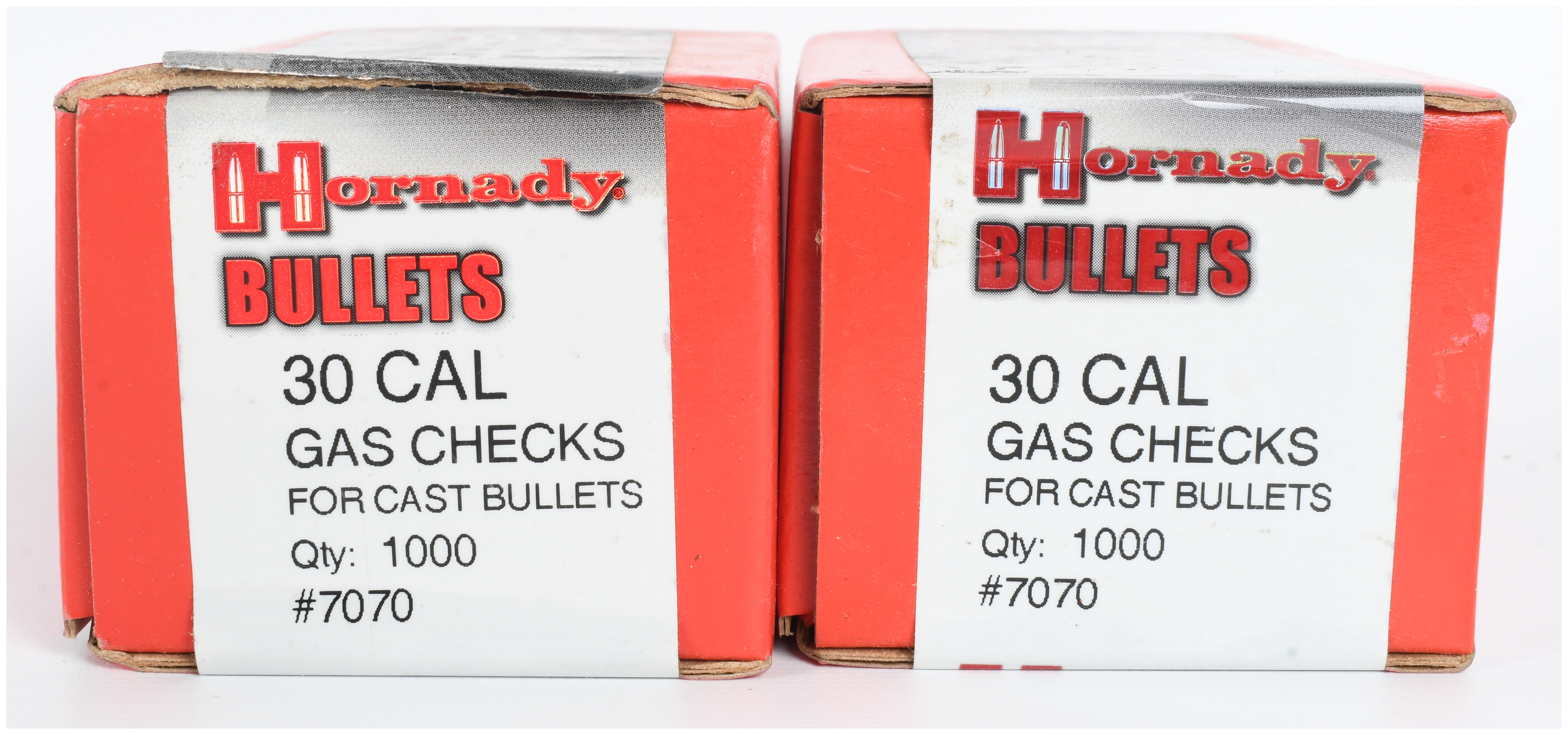 A Pair of Hornady .30 Caliber Gas Checks for Cast Bullets #7070