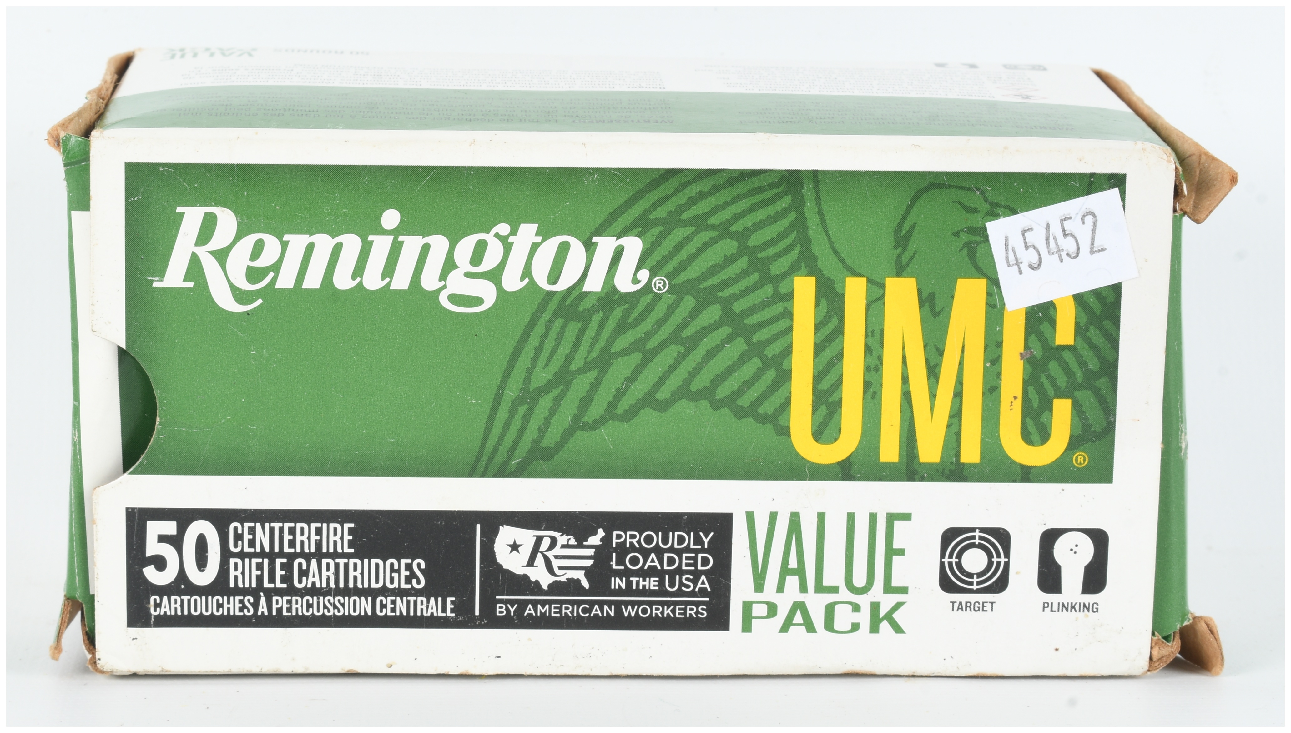 A Lot of 50 Remington UMC Centerfire Rifle Ammunition .223 Remington with 55 Grain FMJ Bullets