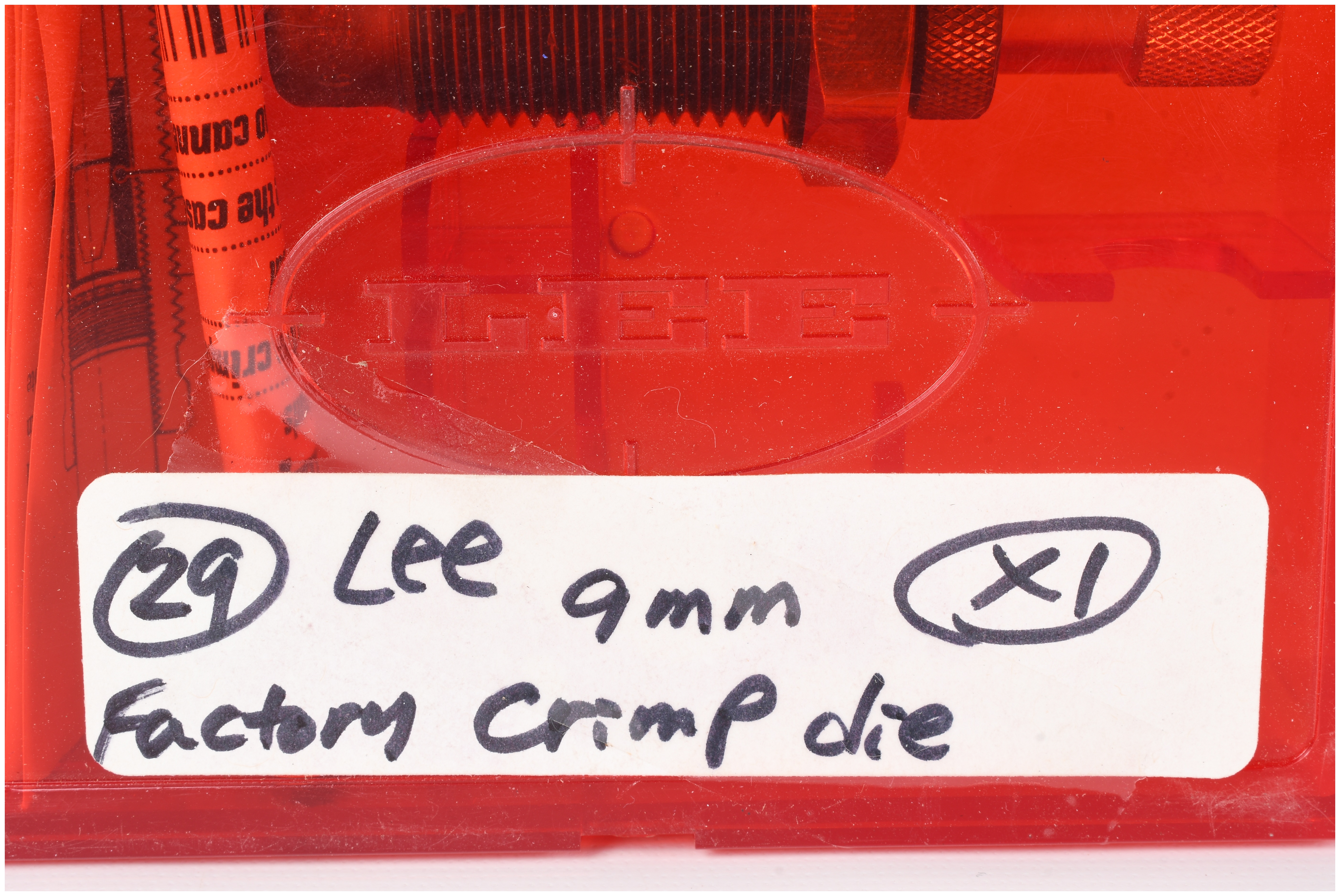 Two Lee Precision 9mm Die Sets