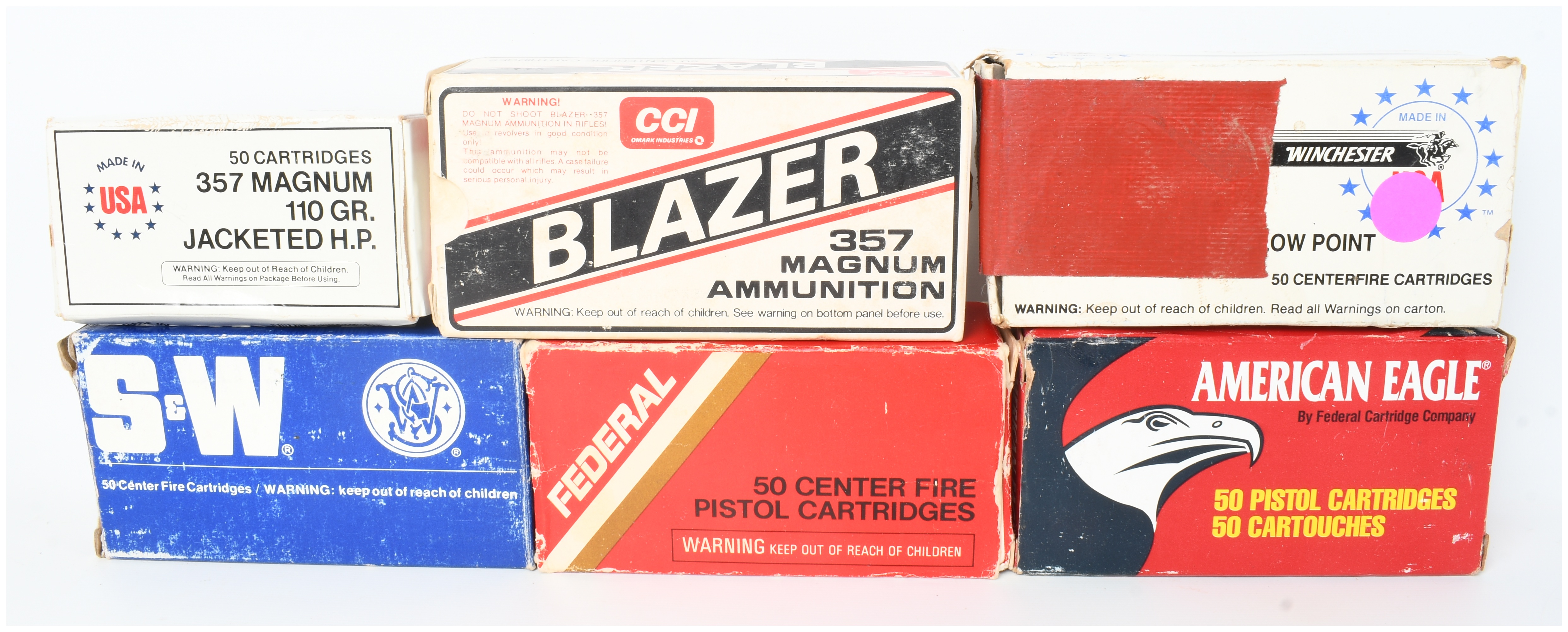 A Lot of 265 Rounds of .357 Magnum Centerfire Ammunition