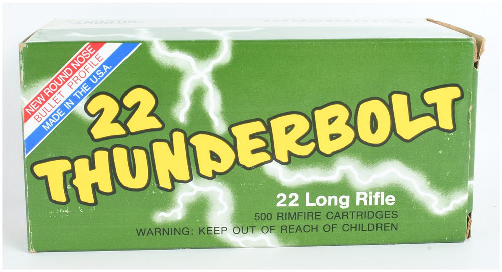 Lot 553: A Lot of 450 Remington Thunderbolt Ammunition .22 Long Rifle