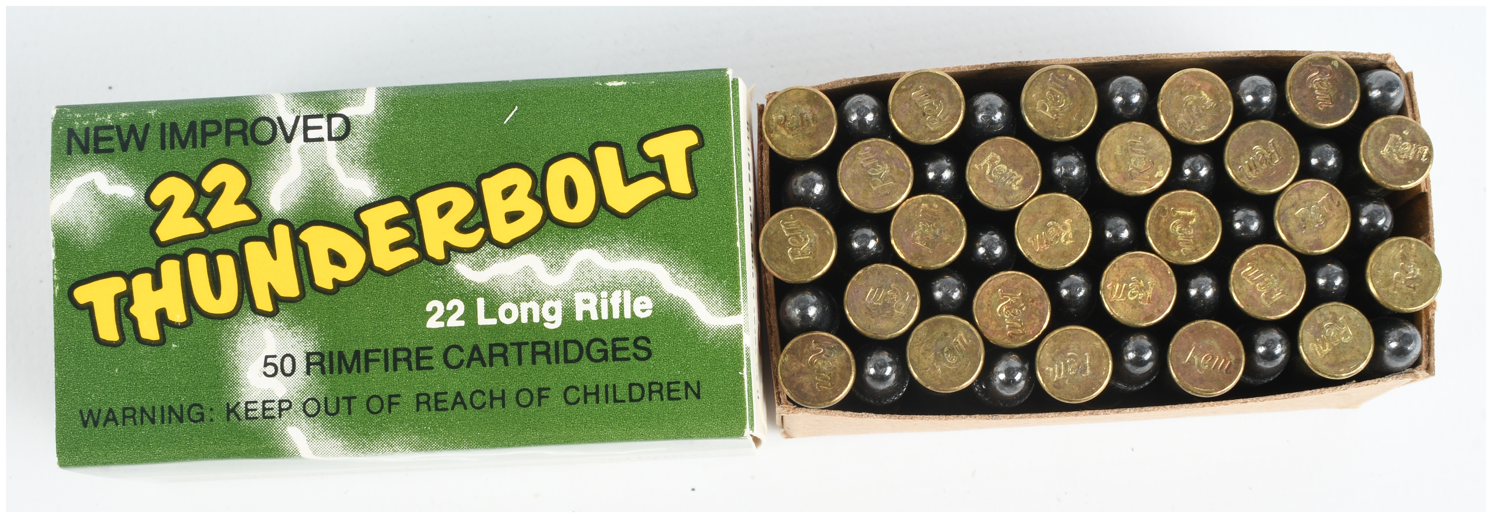 A Lot of 450 Remington Thunderbolt Ammunition .22 Long Rifle