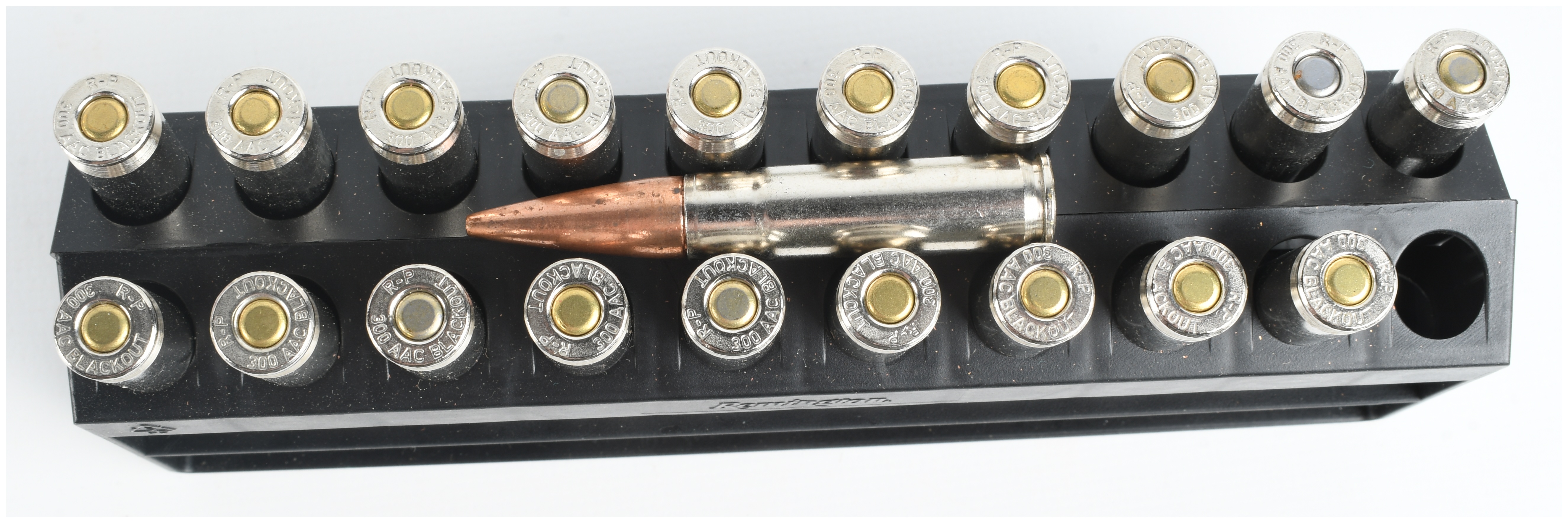 A Lot of 67 Rounds of Remington and Hornady Centerfire Rifle Ammunition .300 AAC Blackout and .204 Ruger