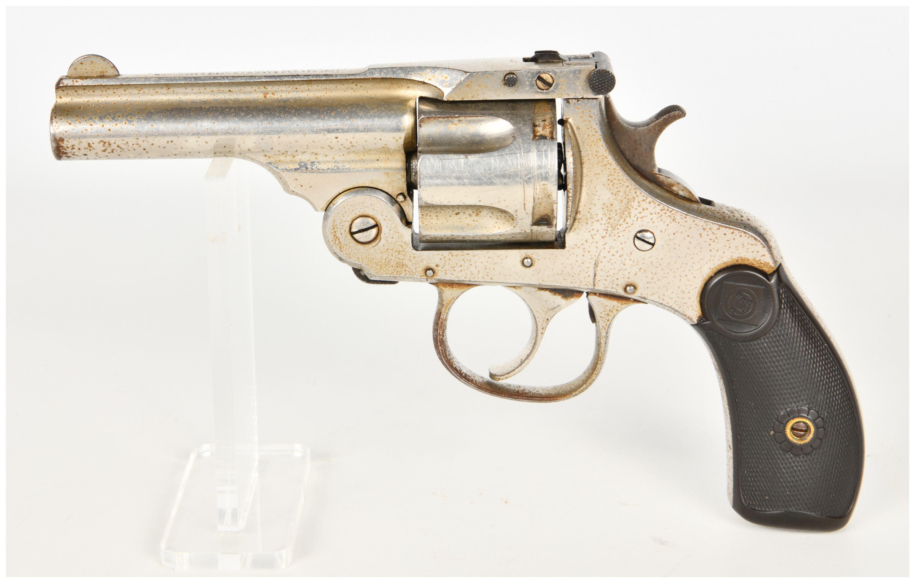 Harrington & Richardson Automatic Ejecting Second Model Top-Break Double-Action Revolver .38 S&W with 3.25 Inch Barrel