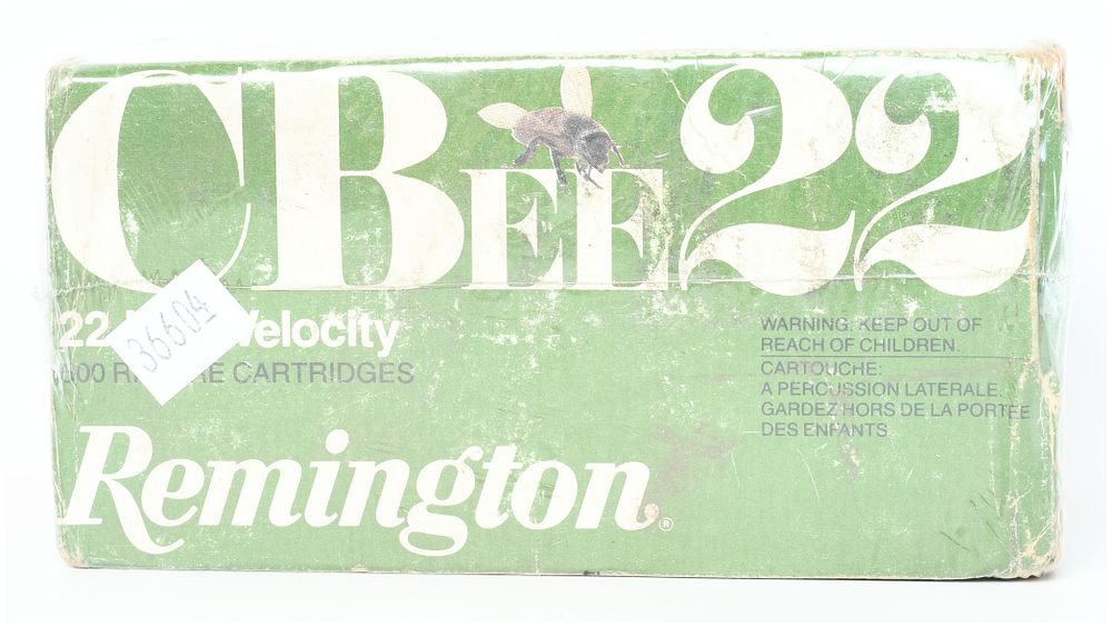 Lot 571: Remington CBee 22 Low Velocity .22 Long Ammunition 500 Rounds