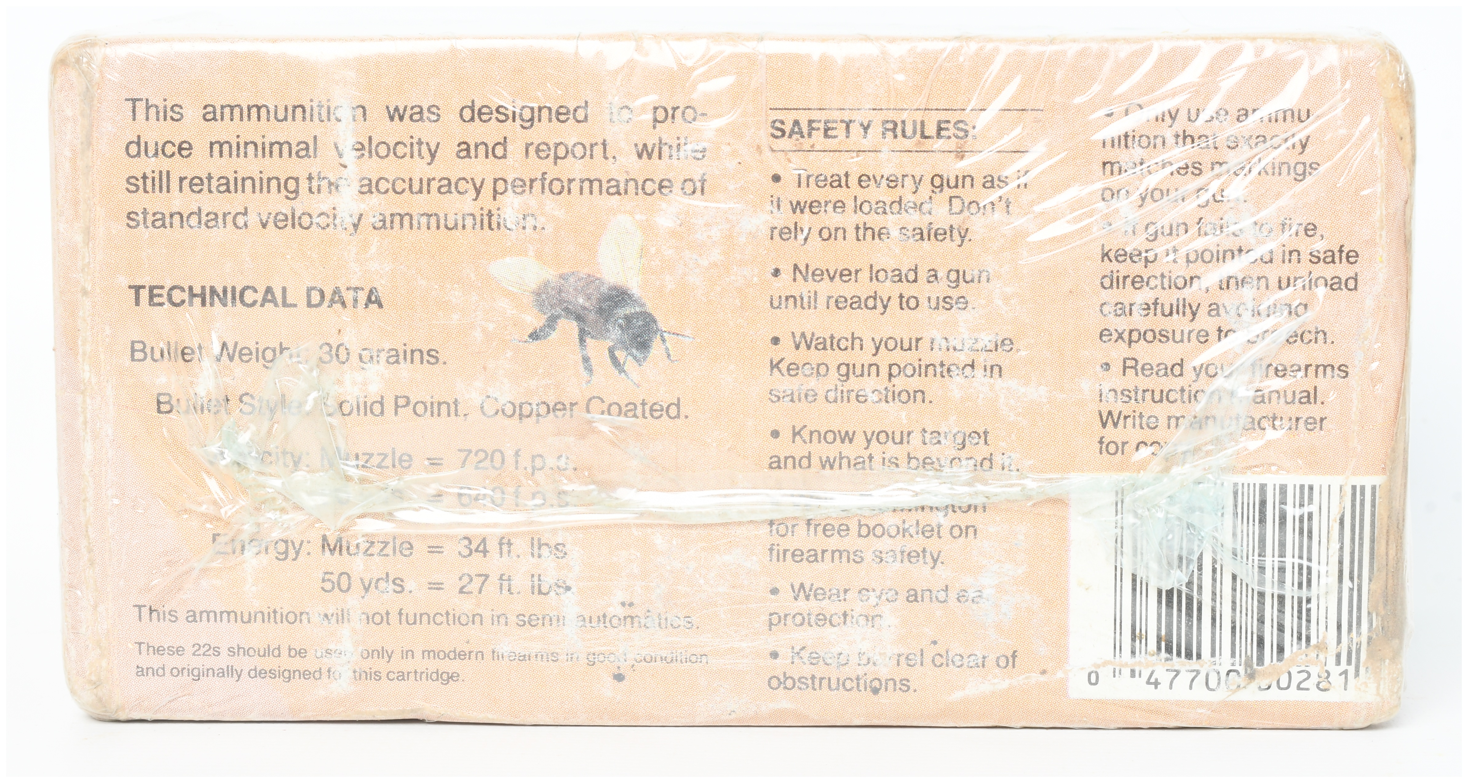 Remington CBee 22 Low Velocity .22 Long Ammunition 500 Rounds