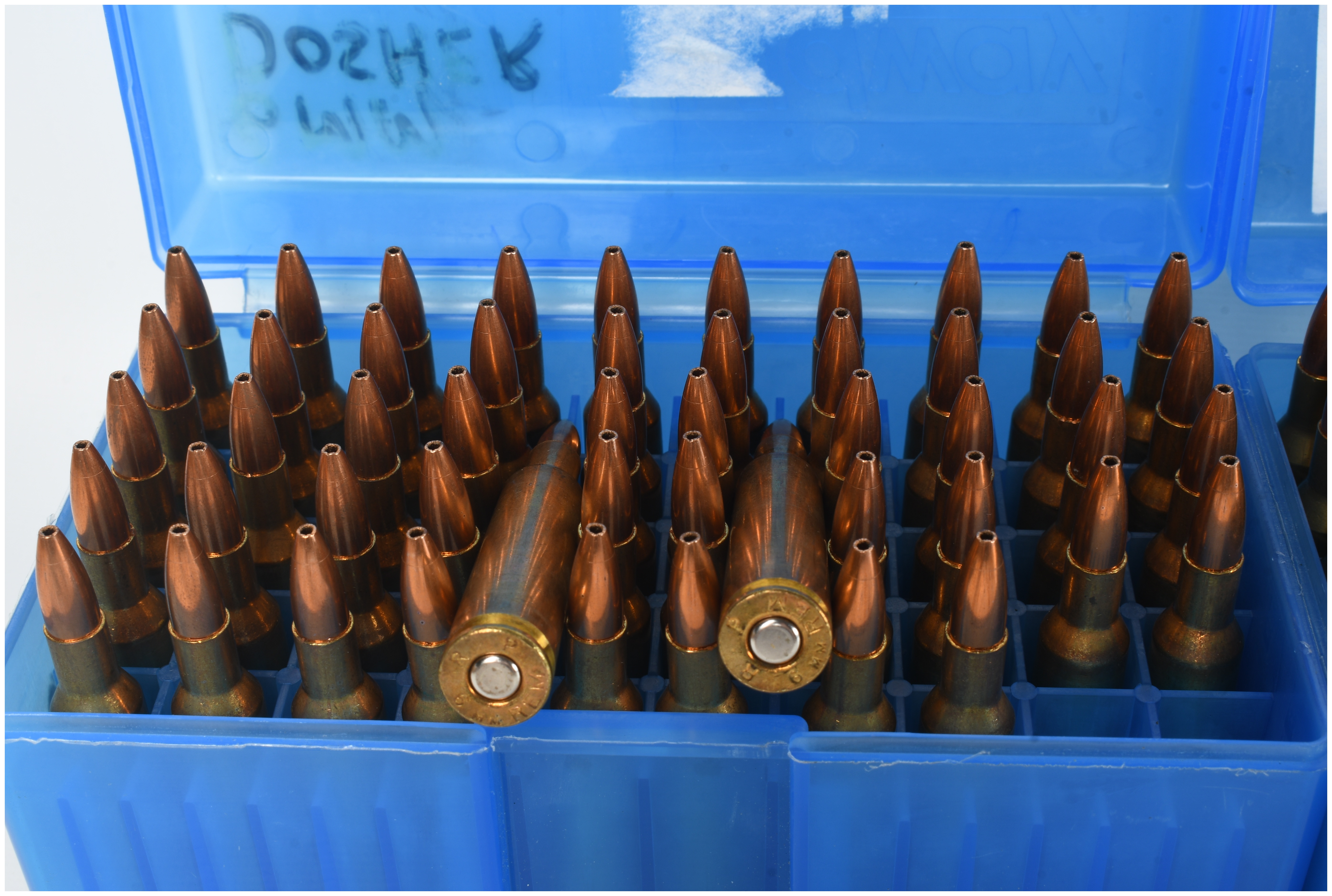 A Lot of 100 6mm Remington Cartridges and Casings
