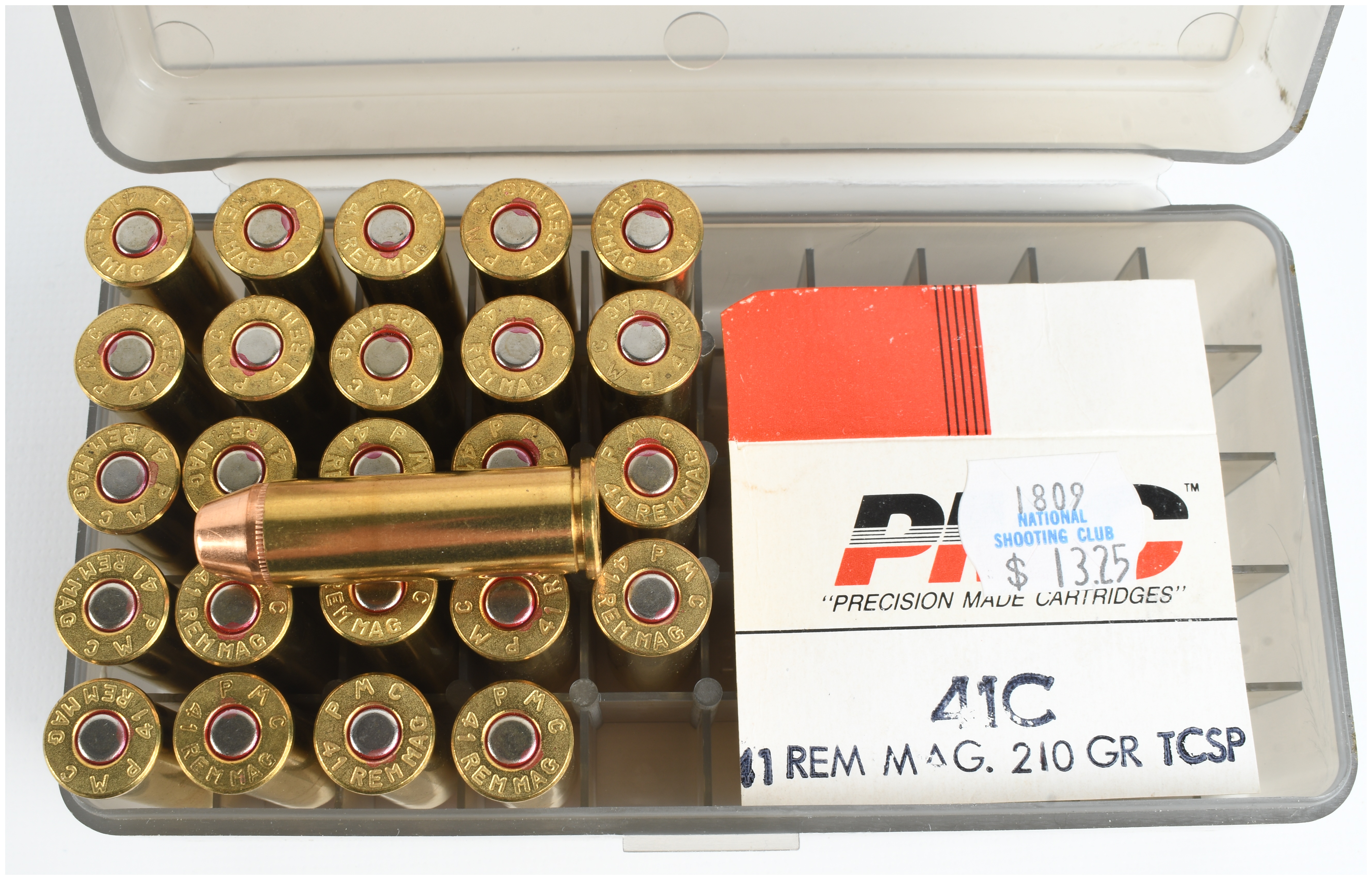 A Lot of 125 Rounds of PMC .41 Remington Magnum Ammunition