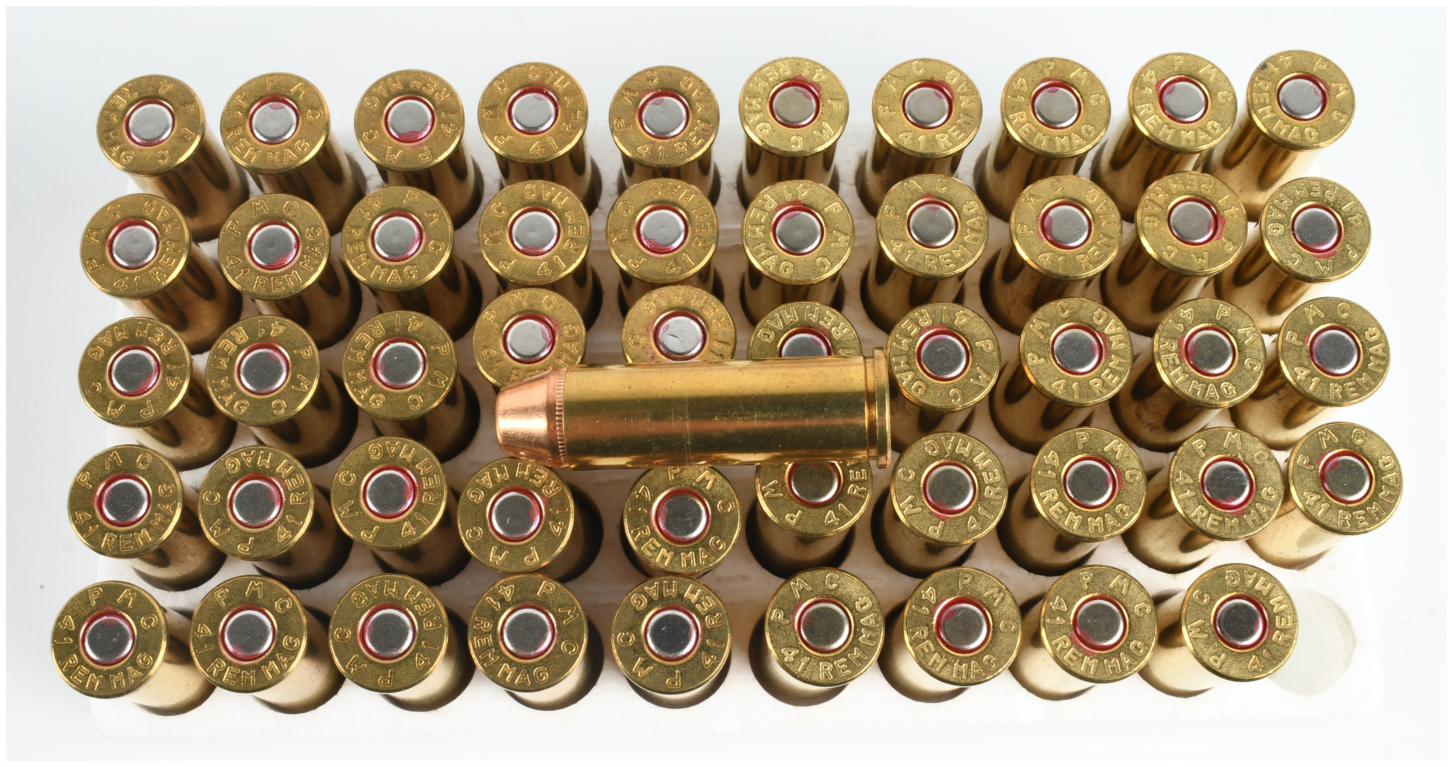 A Lot of 125 Rounds of PMC .41 Remington Magnum Ammunition