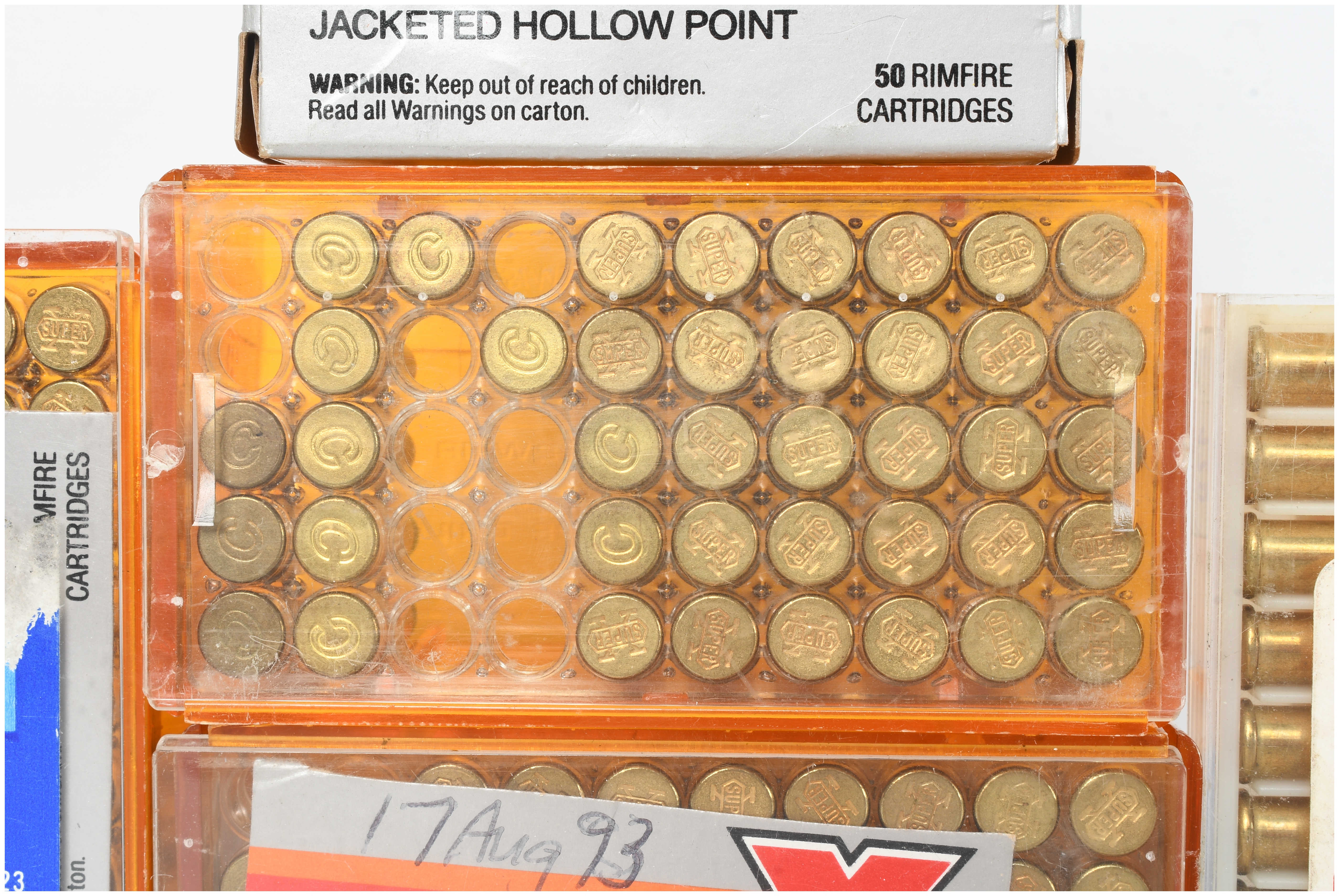Winchester and CCI .22 Winchester Magnum Rimfire Ammunition Lot of 180 Cartridges