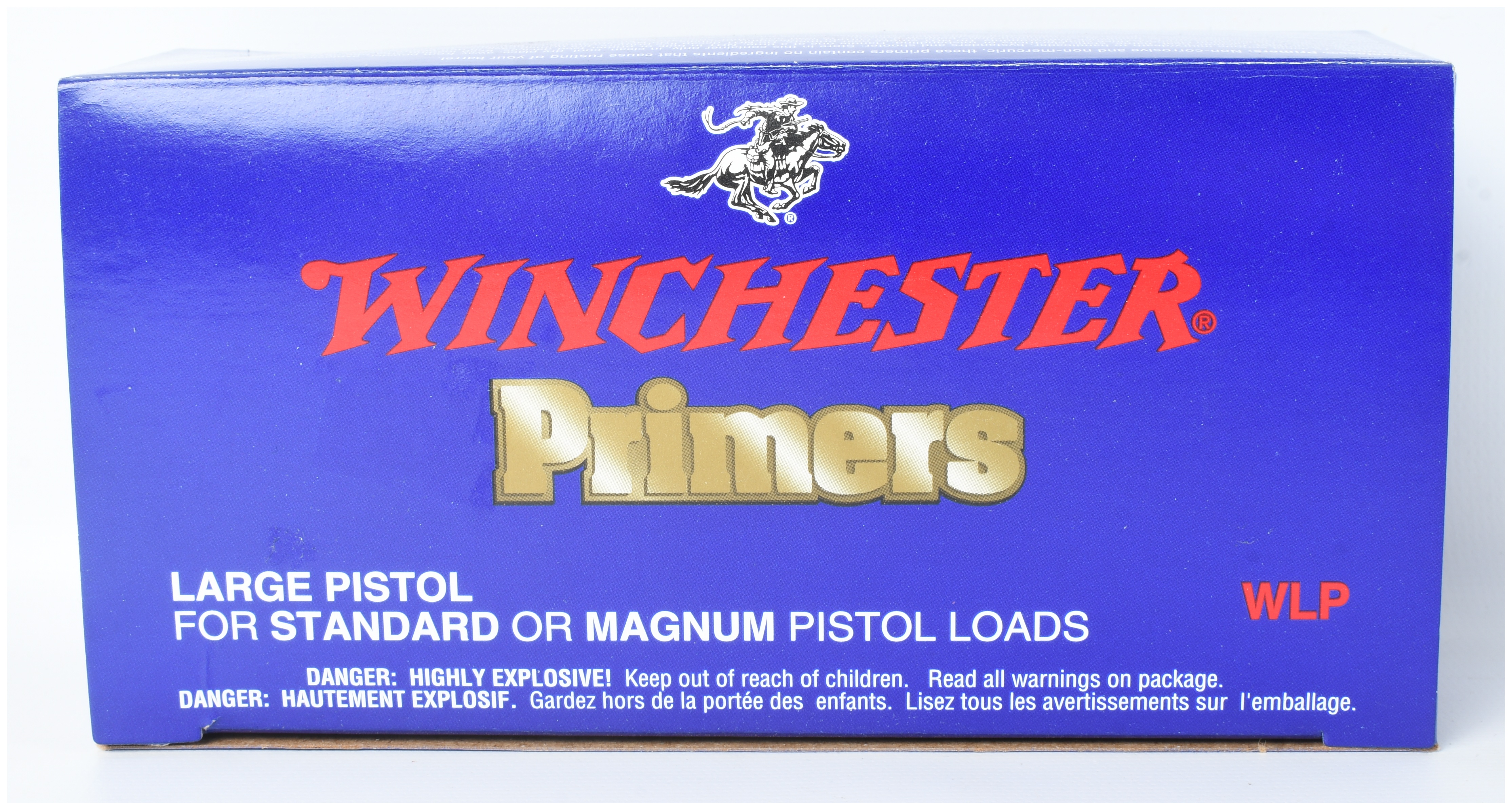 One Box of Winchester Large Pistol Primers No. WLP, 1,000 Count