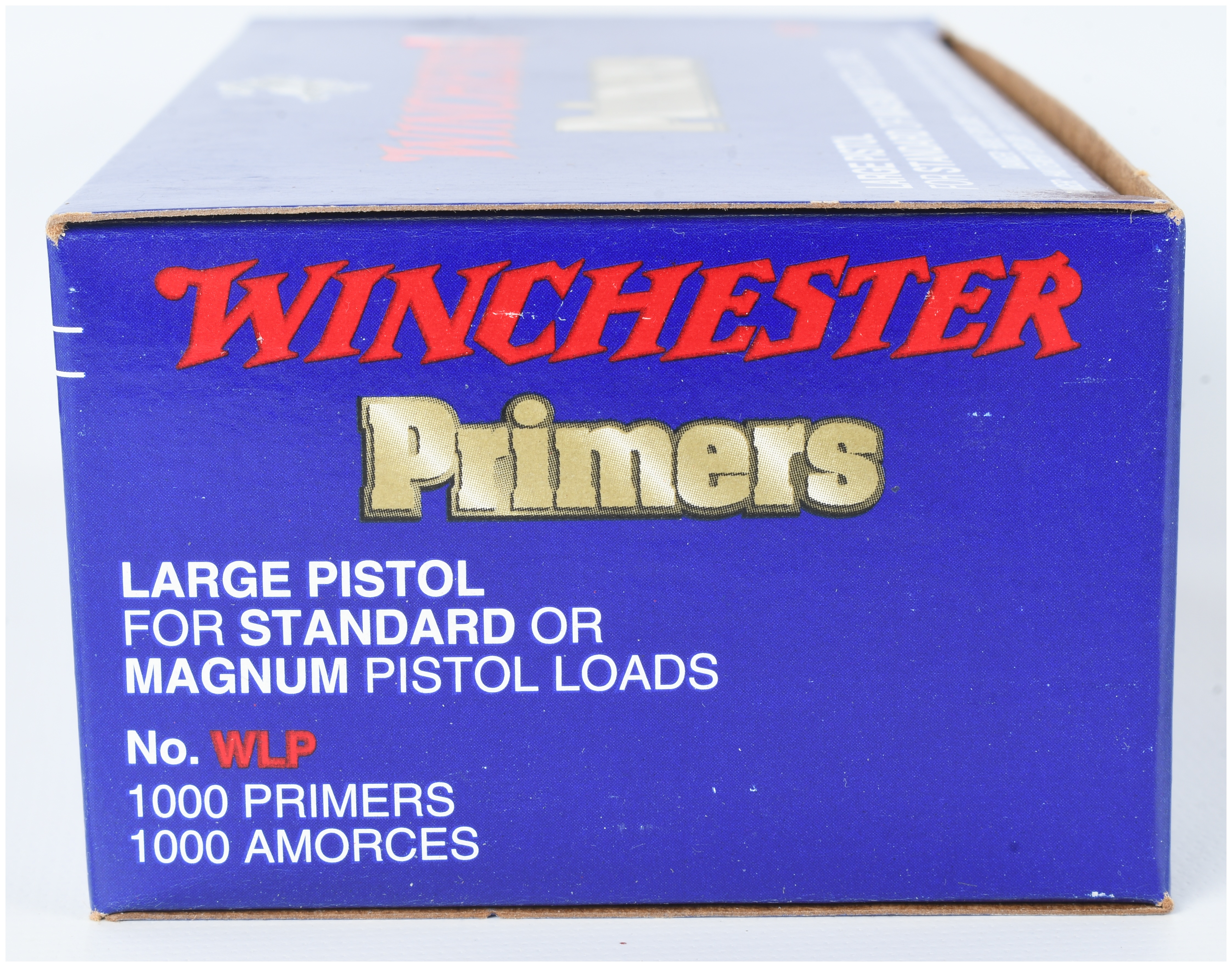 One Box of Winchester Large Pistol Primers No. WLP, 1,000 Count
