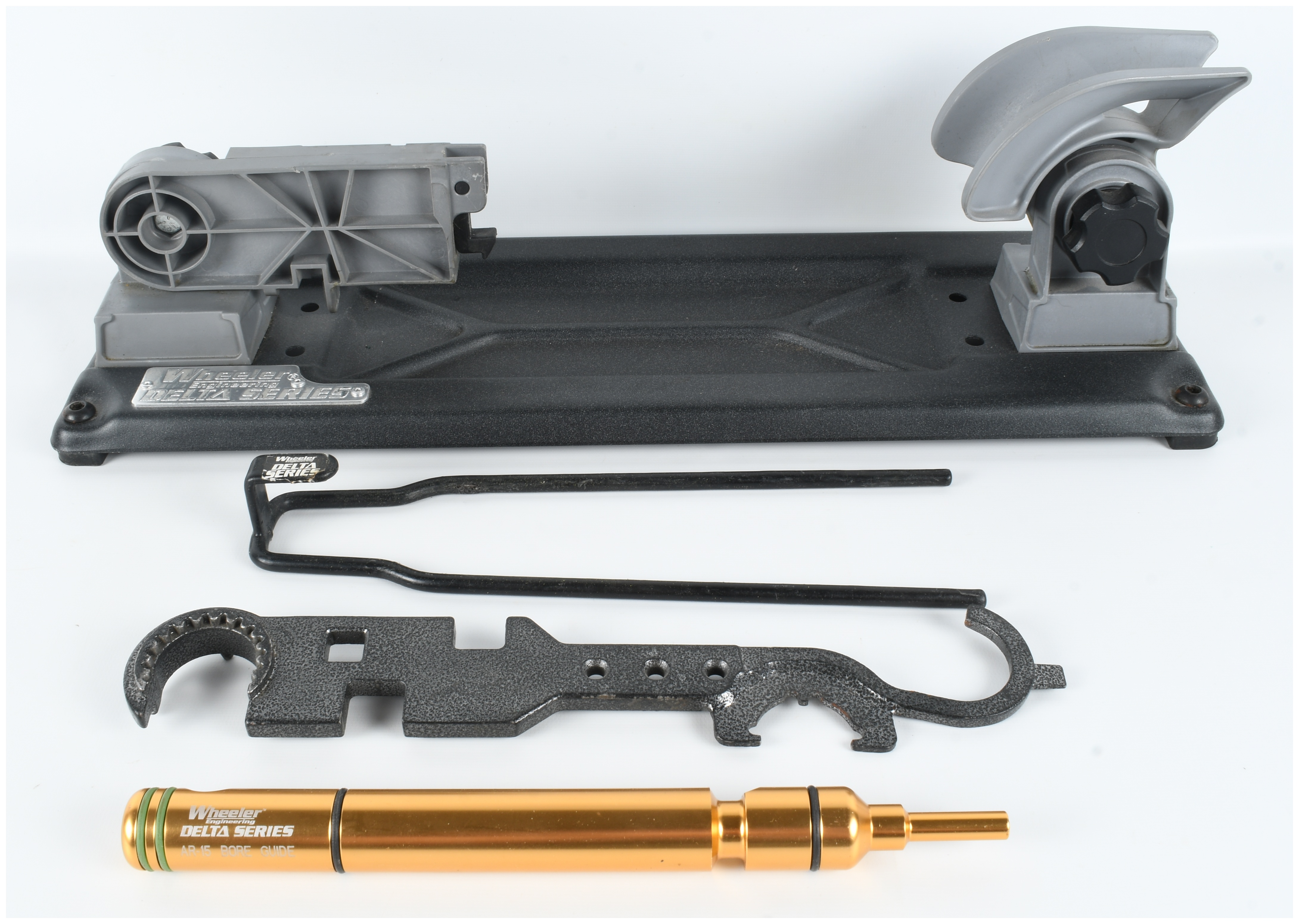 A Collection of 4 Wheeler Engineering Delta Series AR-15 Maintenance and Gunsmithing Tools