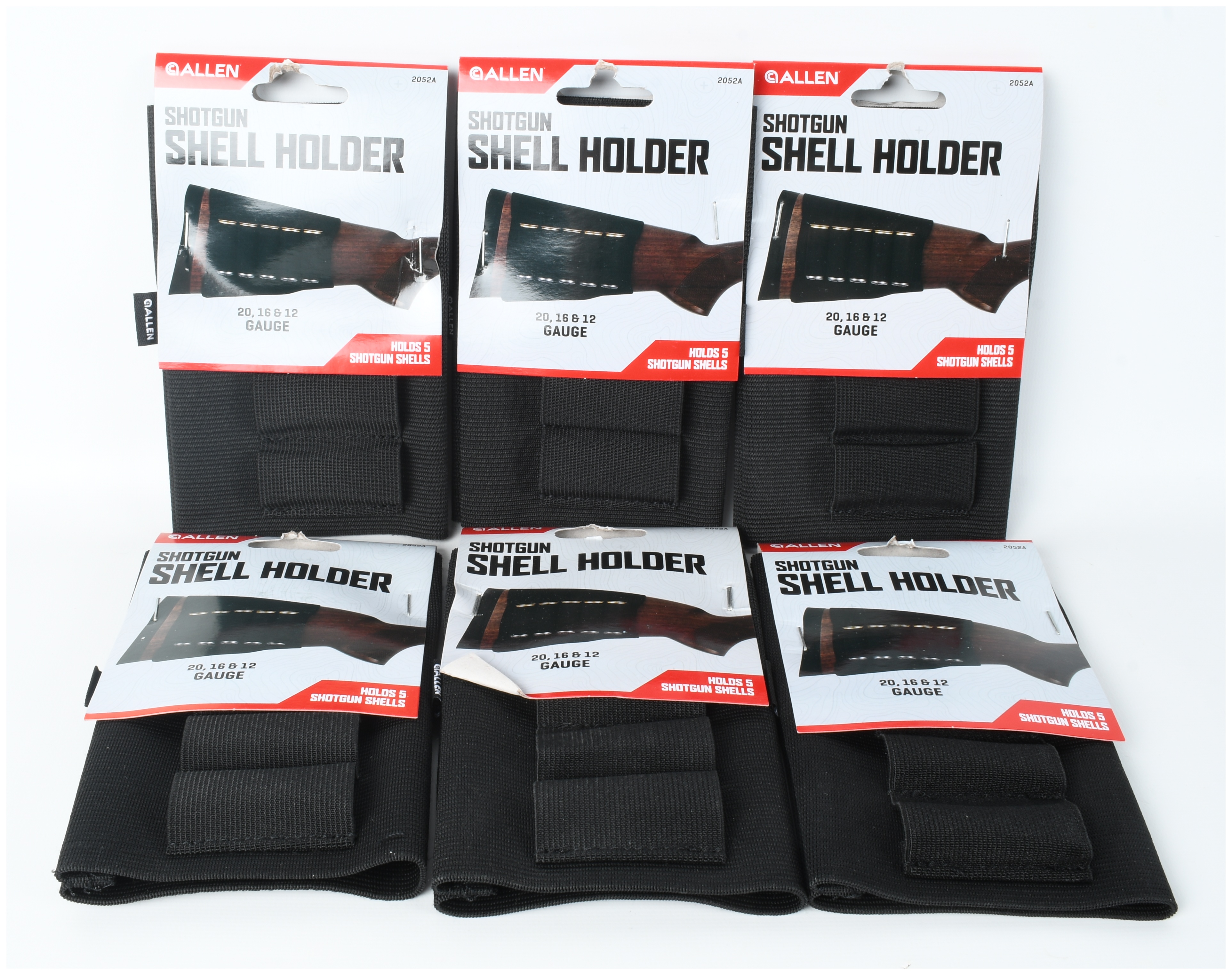 A Lot of 6 Allen Model 2052A Shotgun Shell Holders 12, 16, and 20 Gauge