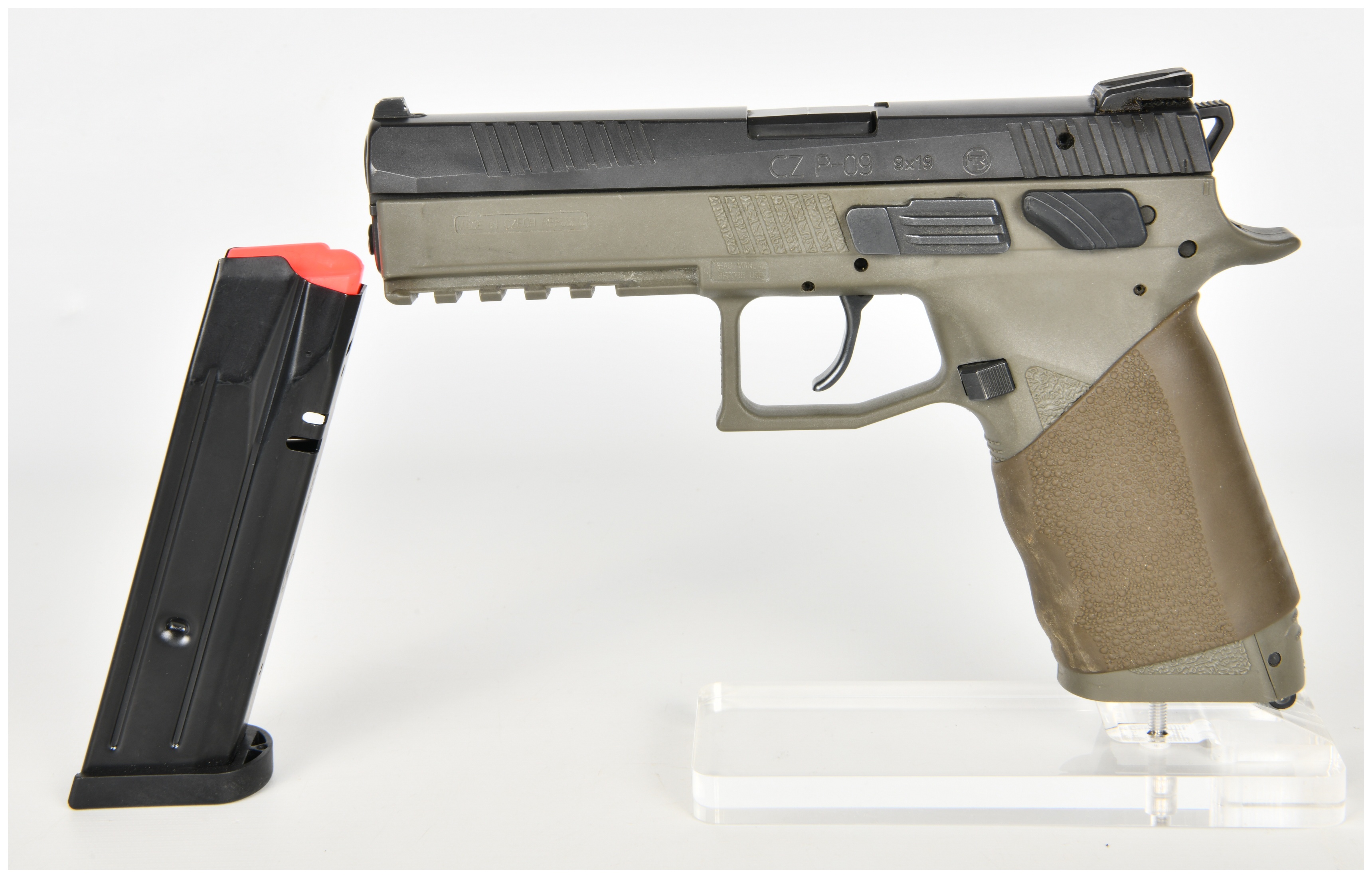 CZ P-09 Semi-Automatic Pistol 9x19mm with 4.54 Inch Barrel