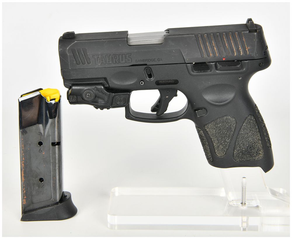 Lot 600: Taurus G3c Semi-Automatic Pistol 9x19mm with 3.2 Inch Barrel