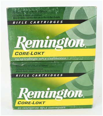A Lot of 40 Rounds Remington Core-Lokt .25-06 Remington Centerfire Rifle Ammunition. This lot 