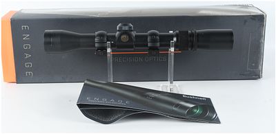 Pine Ridge 2.5-7x32 DML Rifle Scope with Rings and Bushnell Engage Box. A Pine Ridge 2.5-7x32 