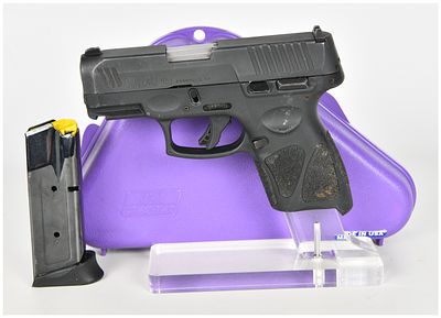 Taurus G3c Semi-Automatic Pistol 9mm with 3.2 Inch Barrel. One Taurus G3c semi-automatic pistol 