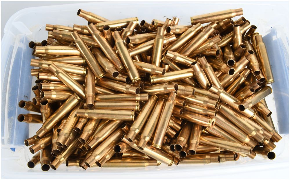 Lot 1057: A Collection of 520 Lake City 30-06 Springfield Once-Fired Brass Rifle Cartridge Casings