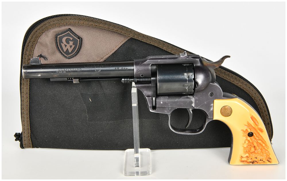 Lot 1071: High Standard Double-Nine Double Action Revolver .22 Caliber with 5.5 Inch Barrel