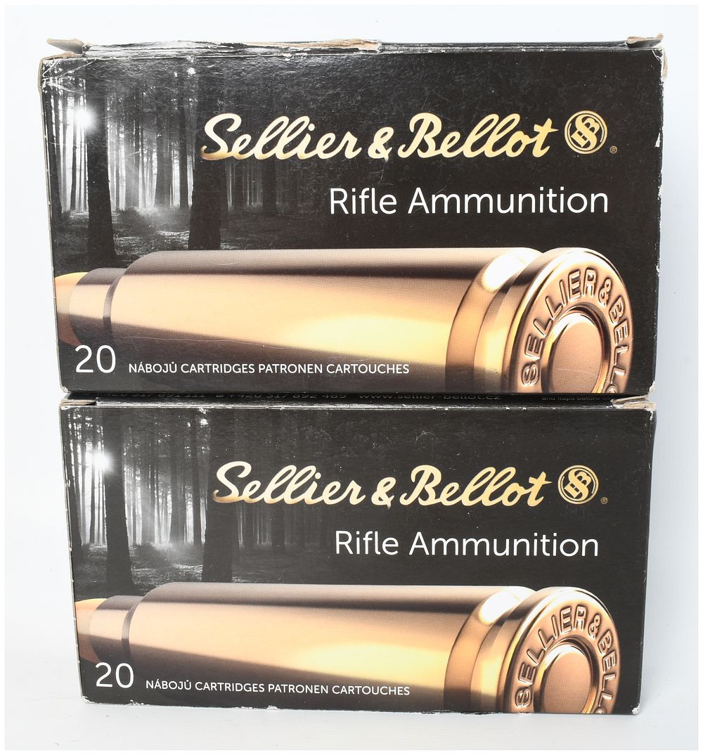 Lot 1084: Sellier & Bellot 6.5 Creedmoor Soft Point Ammunition A Lot of 40 Rounds