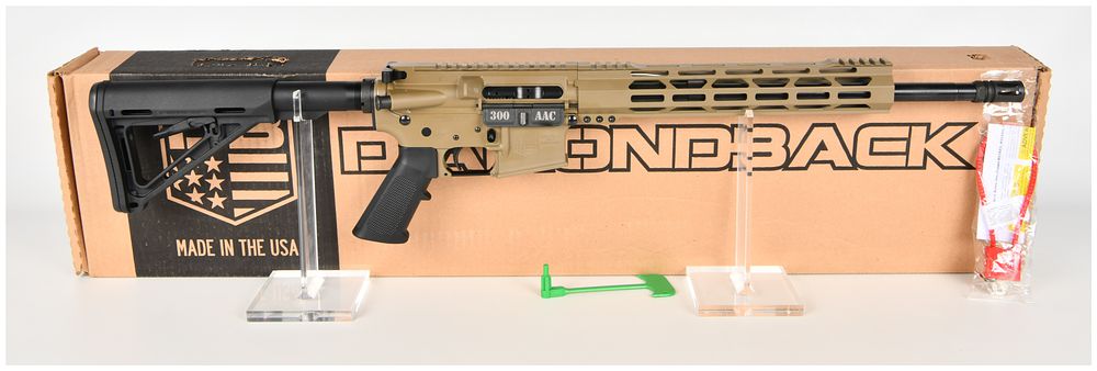 Lot 1134: Diamondback DB15 Semi-Automatic Rifle .300 Blackout with 16 Inch Barrel