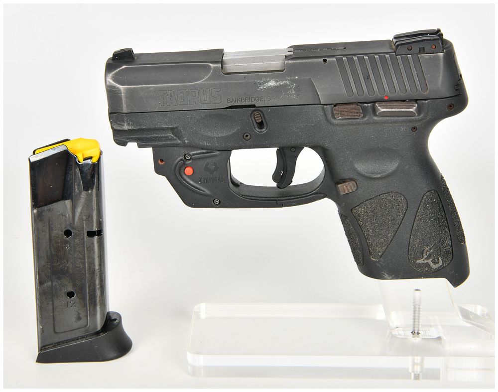 Lot 1161: Taurus G2C Semi-Automatic Pistol 9mm with 3.2 Inch Barrel