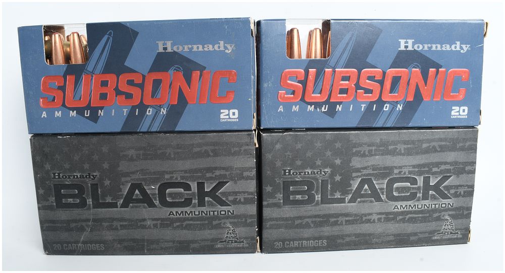 Lot 1168: A Lot of 80 Hornady 338 ARC Centerfire Ammunition Cartridges