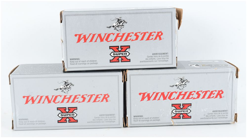 Lot 1174: A Lot of 150 Rounds of Winchester Super-X .22 Hornet Ammunition