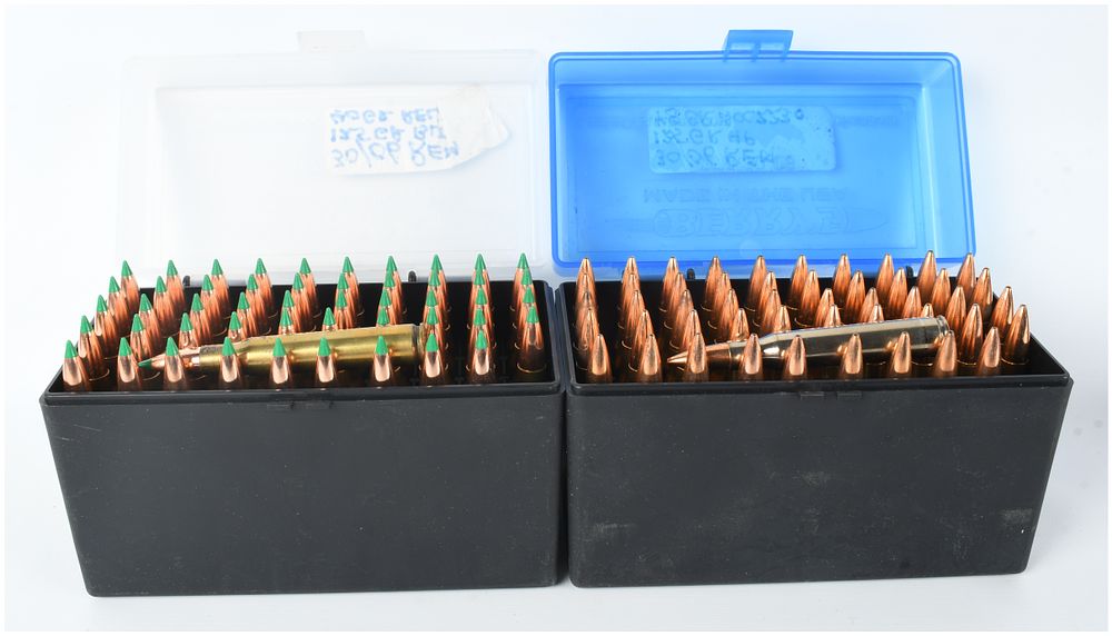 Lot 1183: A Lot of 100 Live Hand Loaded .30-06 Springfield Rifle Cartridges