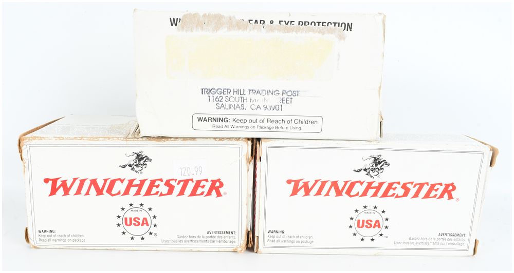 Lot 1189: A Lot of 200 Rounds of Mixed .38 Special Ammunition with Three Winchester Boxes