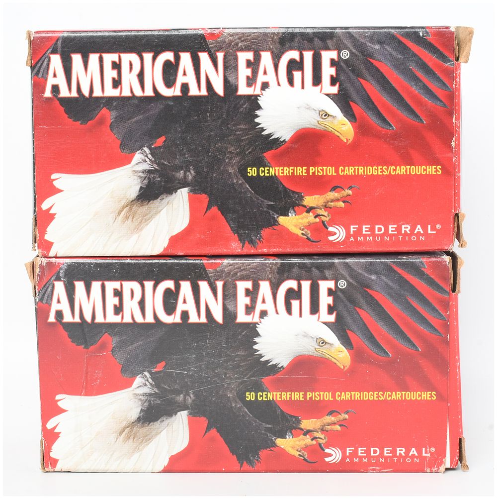 Lot 1198: A Lot of 100 Rounds Federal American Eagle .327 Federal Magnum Ammunition