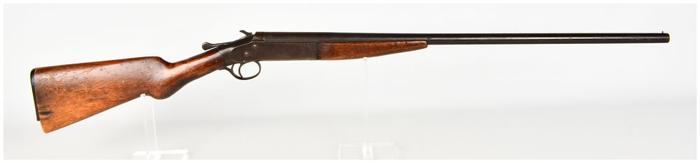 Lot 1212: T. Barker Single Shot Break Action Shotgun with 28 Inch Barrel