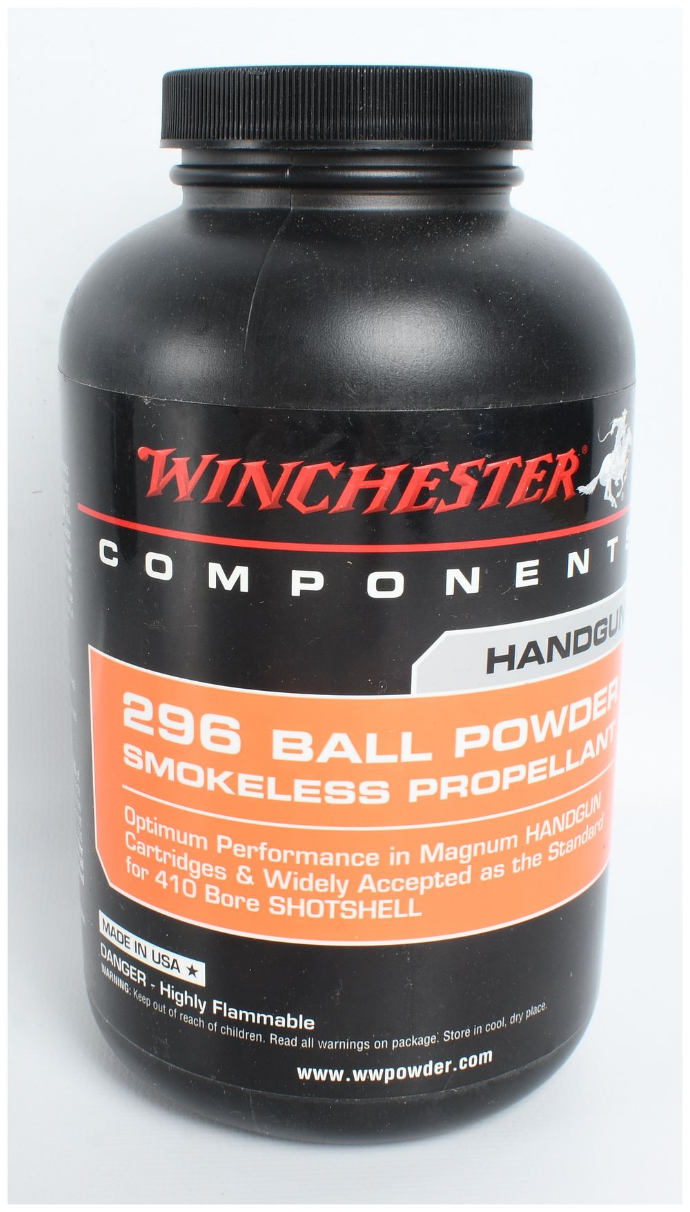 Lot 1223: Winchester 296 Ball Powder Smokeless Propellant, 1 Pound
